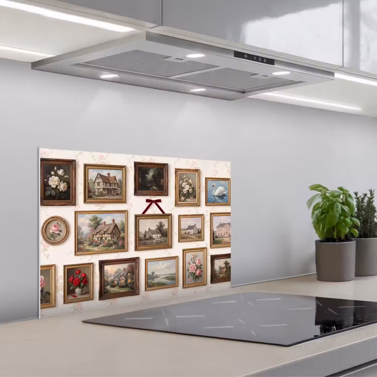 Dier - Kat - Portret - Klassiek keuken achterwand spatscherm klein -3d_schuin