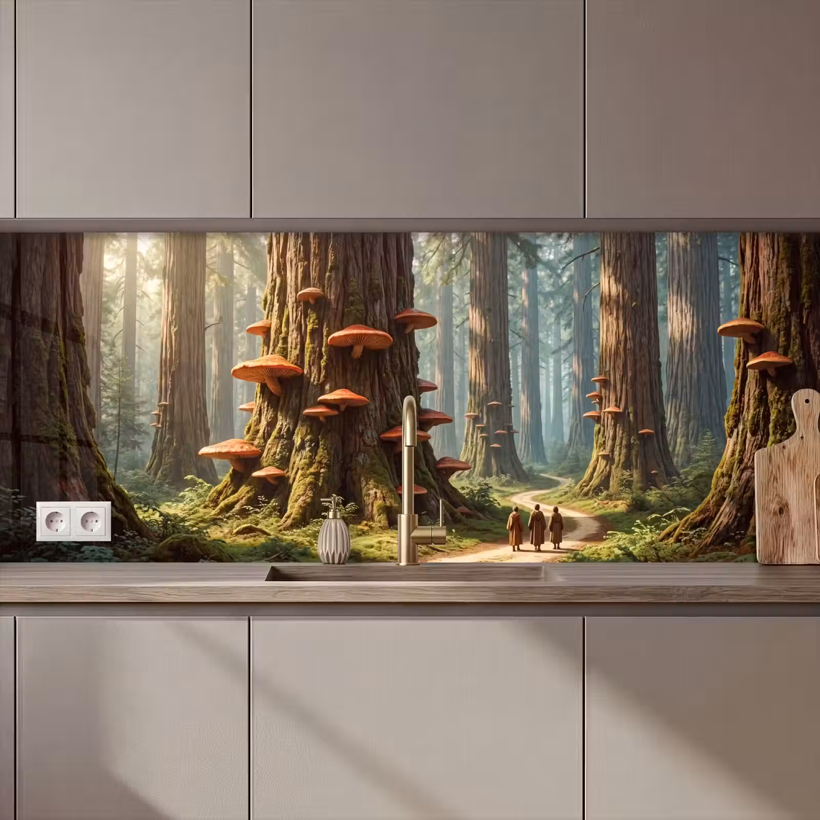Küchenrückwand - Wald – Bäume – Natur - Bos - Bomen - Natuur keuken achterwand 2 middel zz_3dshopping