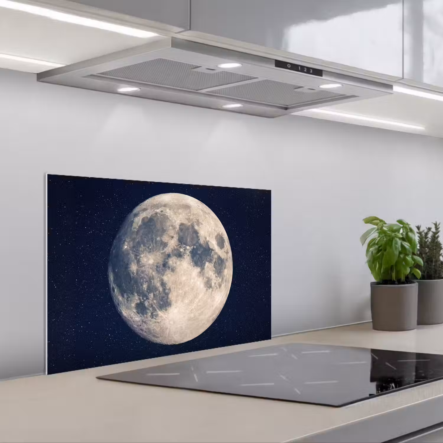 Ruimte - Maan - Kosmos keuken achterwand spatscherm klein -3d_schuin