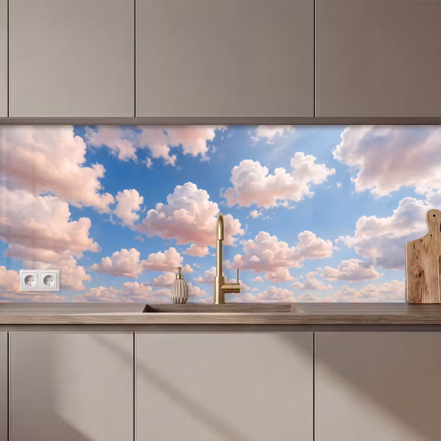 Wolken - Hemel - Natuur - Licht - Blauw keuken achterwand 2 middel zz_3dshopping