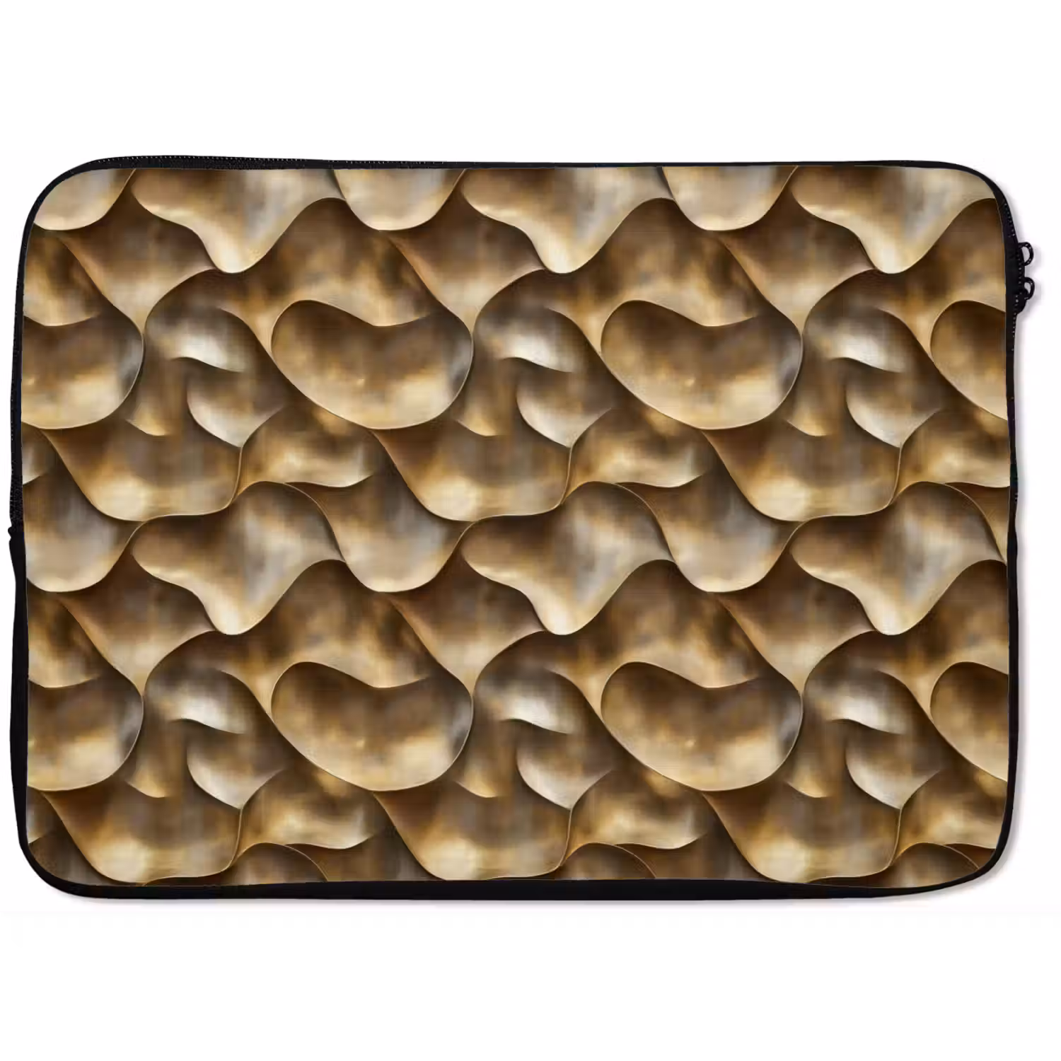 Abstract - Antiek - Goud laptophoes neopreen klein 279 -zkaufland3dotto