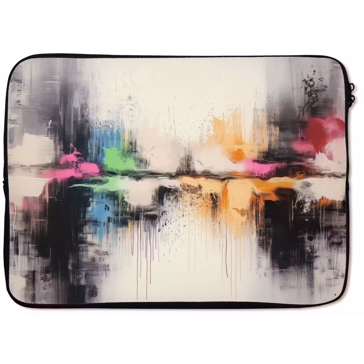Abstract - Kleurexplosie - Landschap laptophoes neopreen klein -zkaufland3dotto