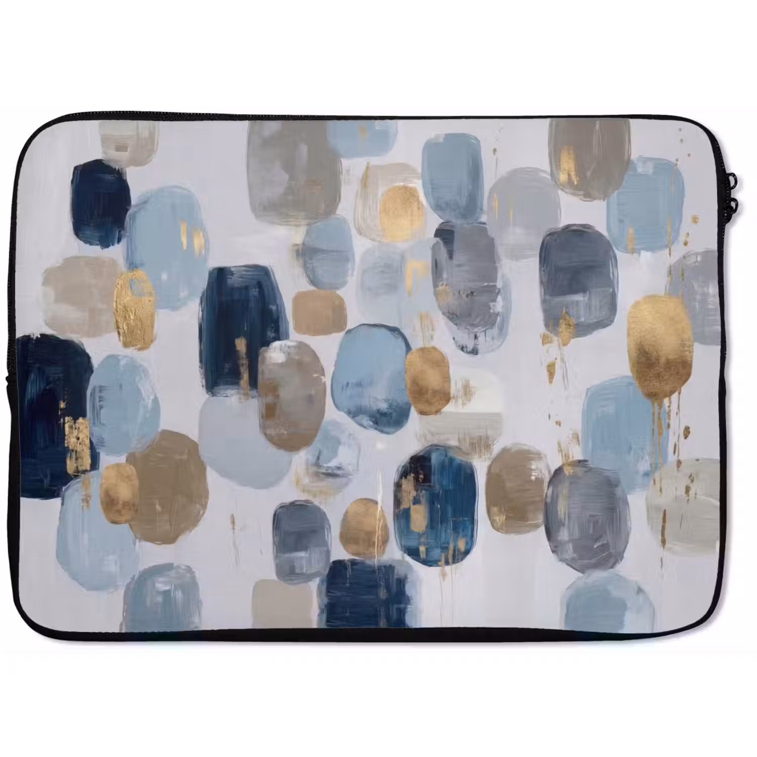 Abstract - Goud - Vormen laptophoes neopreen klein -zkaufland3dotto