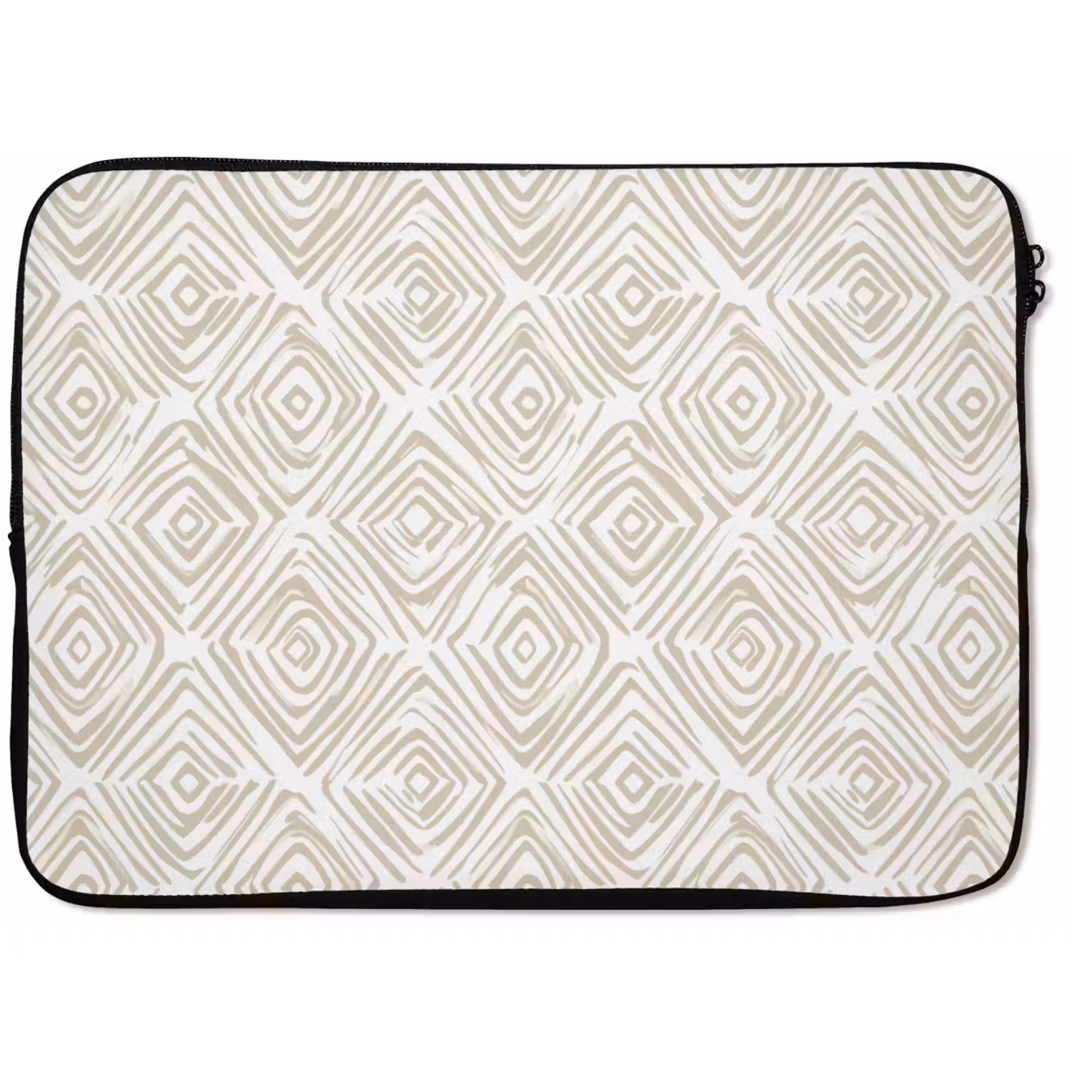 Abstract - Ruit - Beige laptophoes neopreen klein 279 -zkaufland3dotto