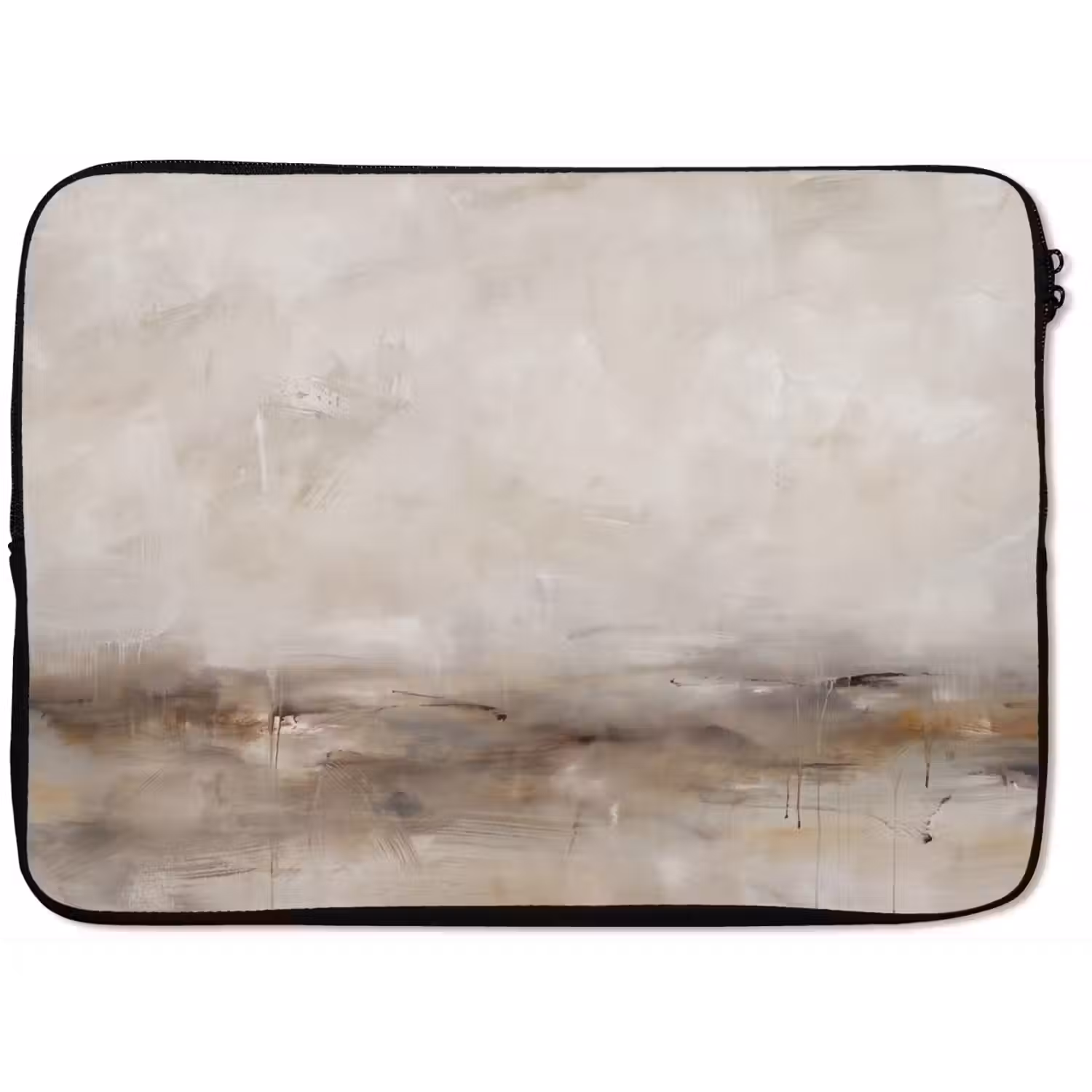Abstrakt - Landschap - Modern - Beige - Kunst laptophoes neopreen klein -zkaufland3dotto