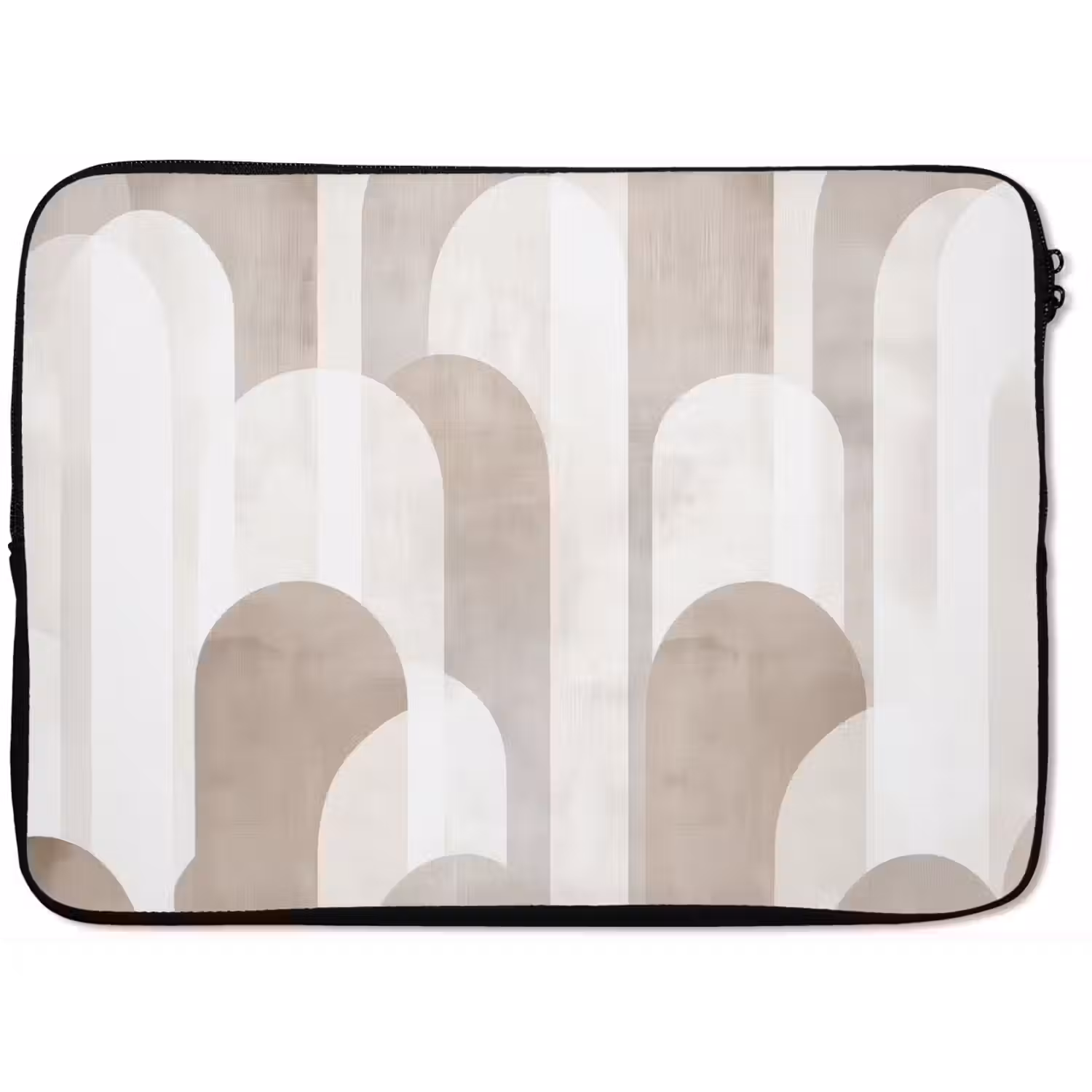 Abstracte bogen - Modern - Beige laptophoes neopreen klein -zkaufland3dotto
