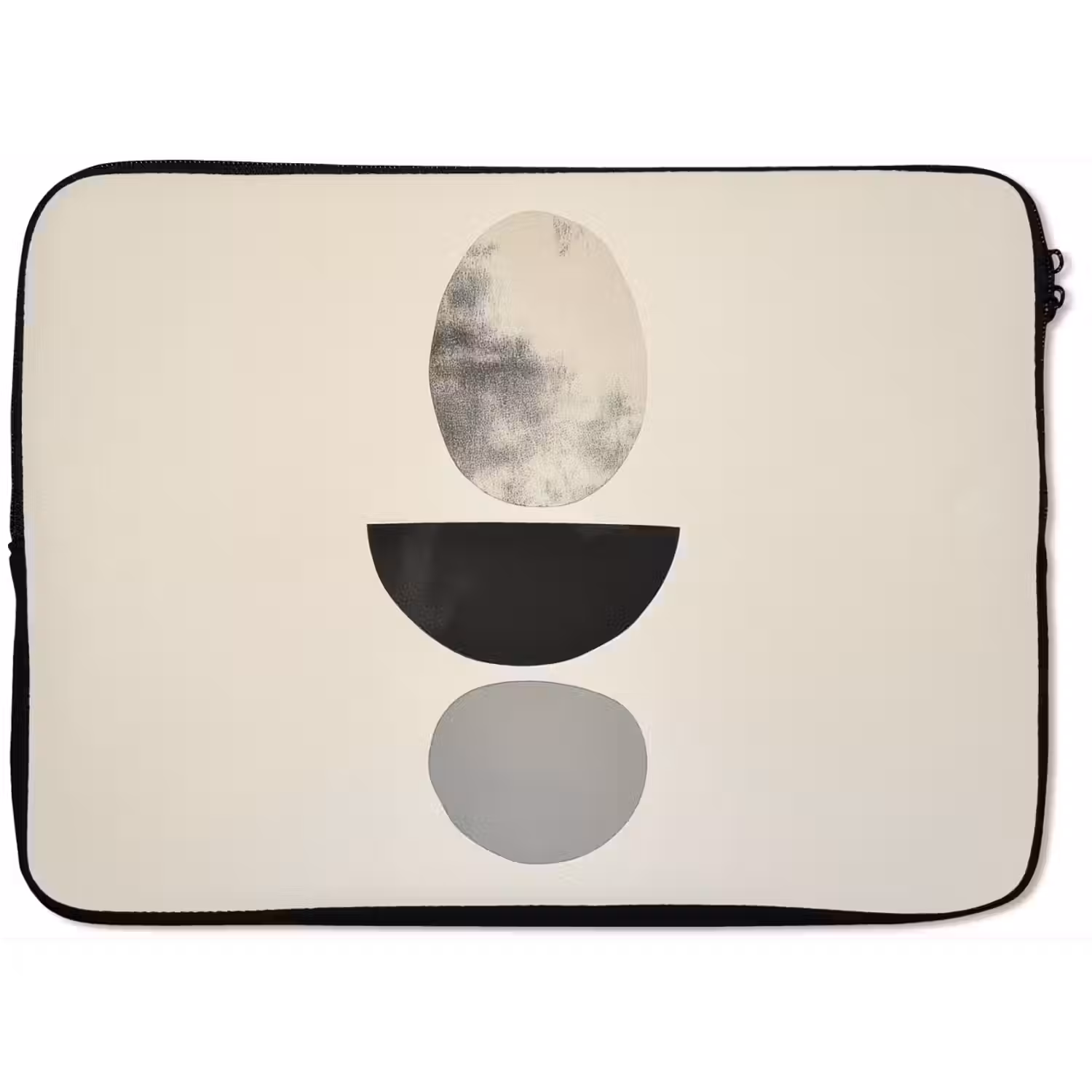 Beige - Japandi - Wabi sabi laptophoes neopreen klein -zkaufland3dotto