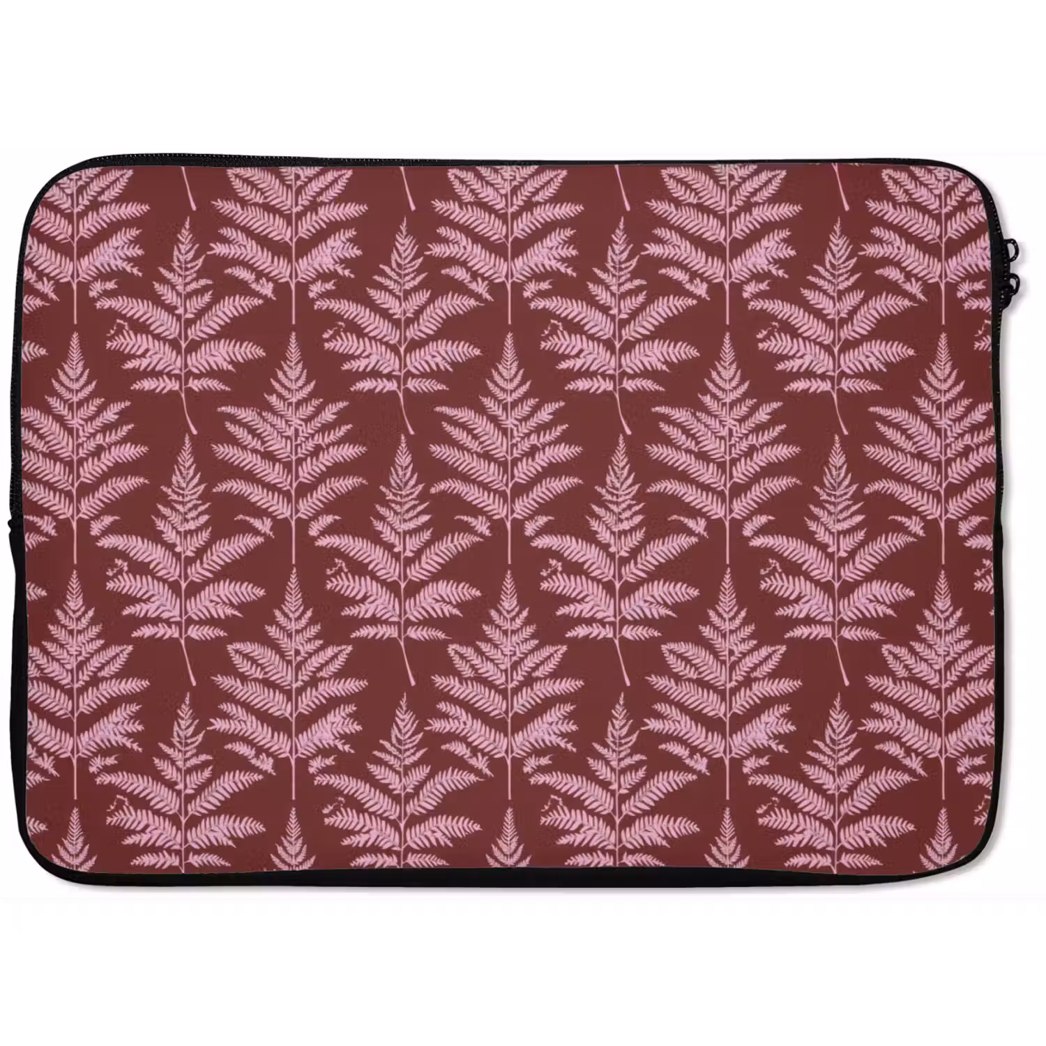 Blad - Patroon - Paars laptophoes neopreen klein 279 -zkaufland3dotto