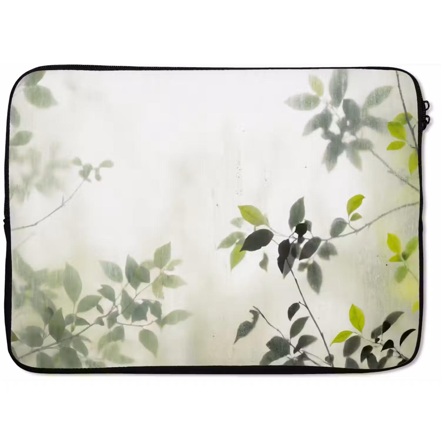 Blad - Schaduw - Natuur - Abstract - Groen laptophoes neopreen klein -zkaufland3dotto