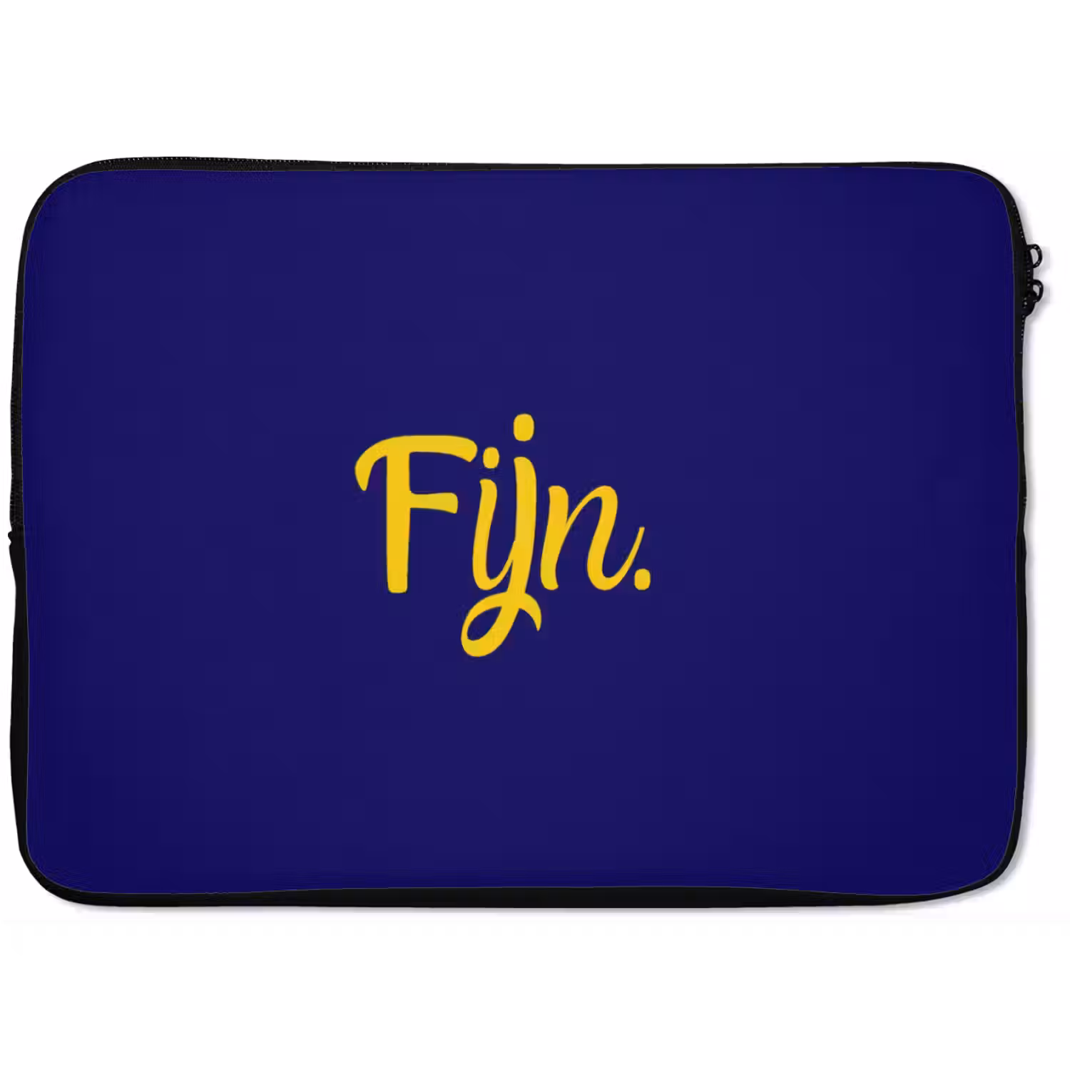 Blauw - Geel - Fijn laptophoes neopreen klein -zkaufland3dotto