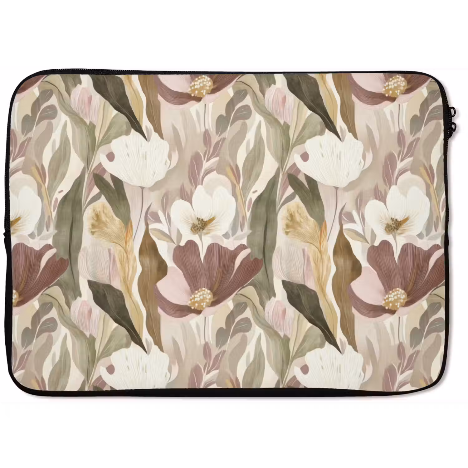 Bloemen - Aquarel - Kleurrijk laptophoes neopreen klein 279 -zkaufland3dotto