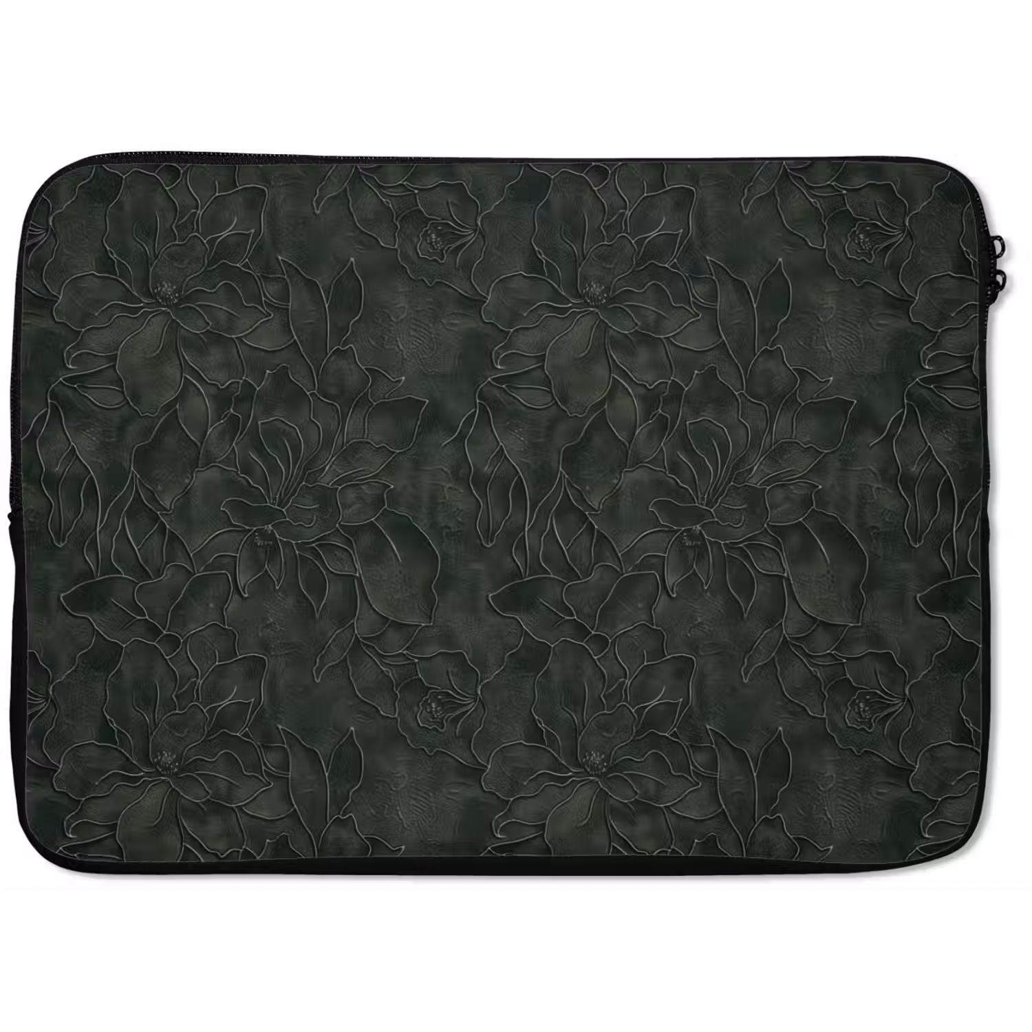 Bloemen - Lijnen - Groen laptophoes neopreen klein 279 -zkaufland3dotto