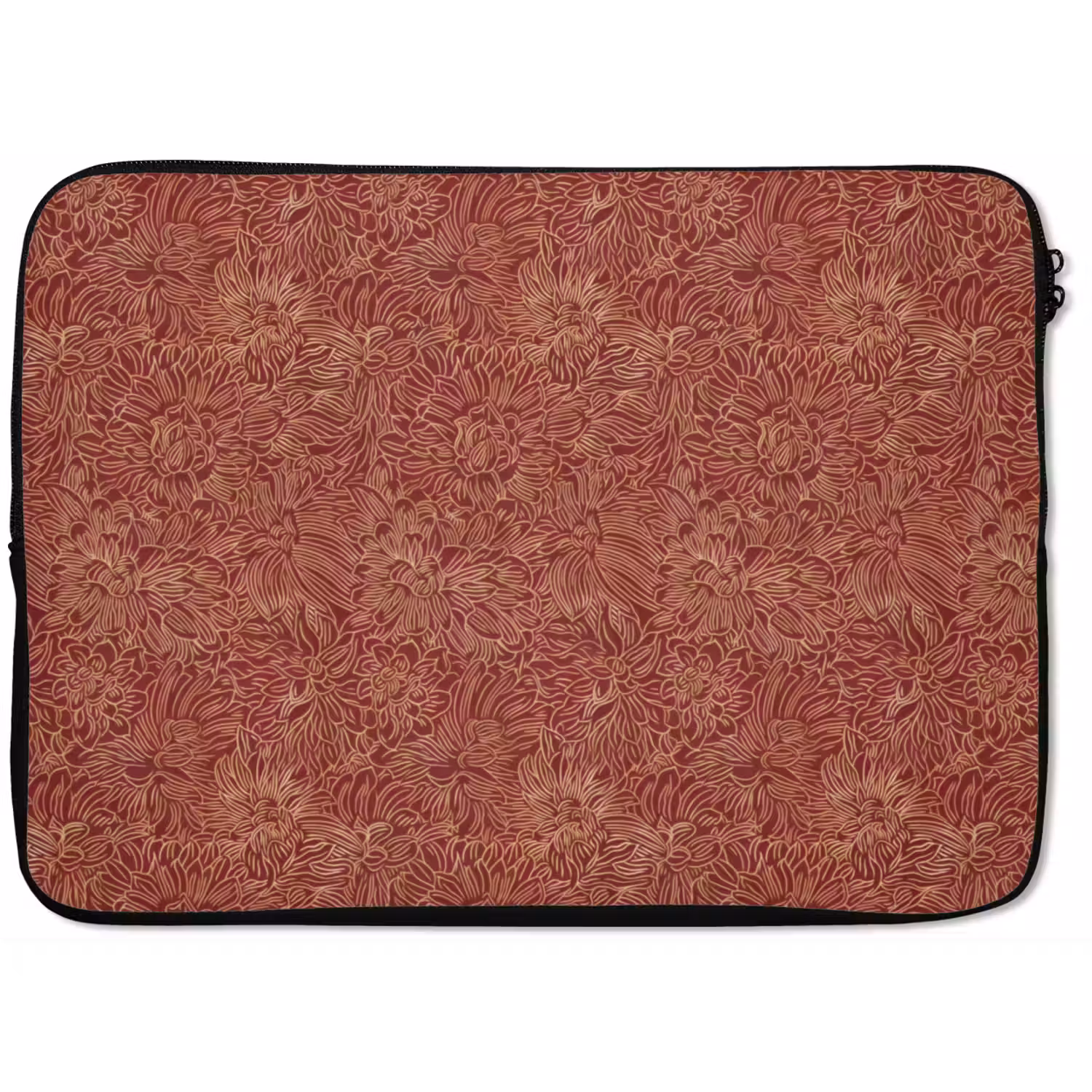 Bloemen - Motief - Rood laptophoes neopreen klein 279 -zkaufland3dotto