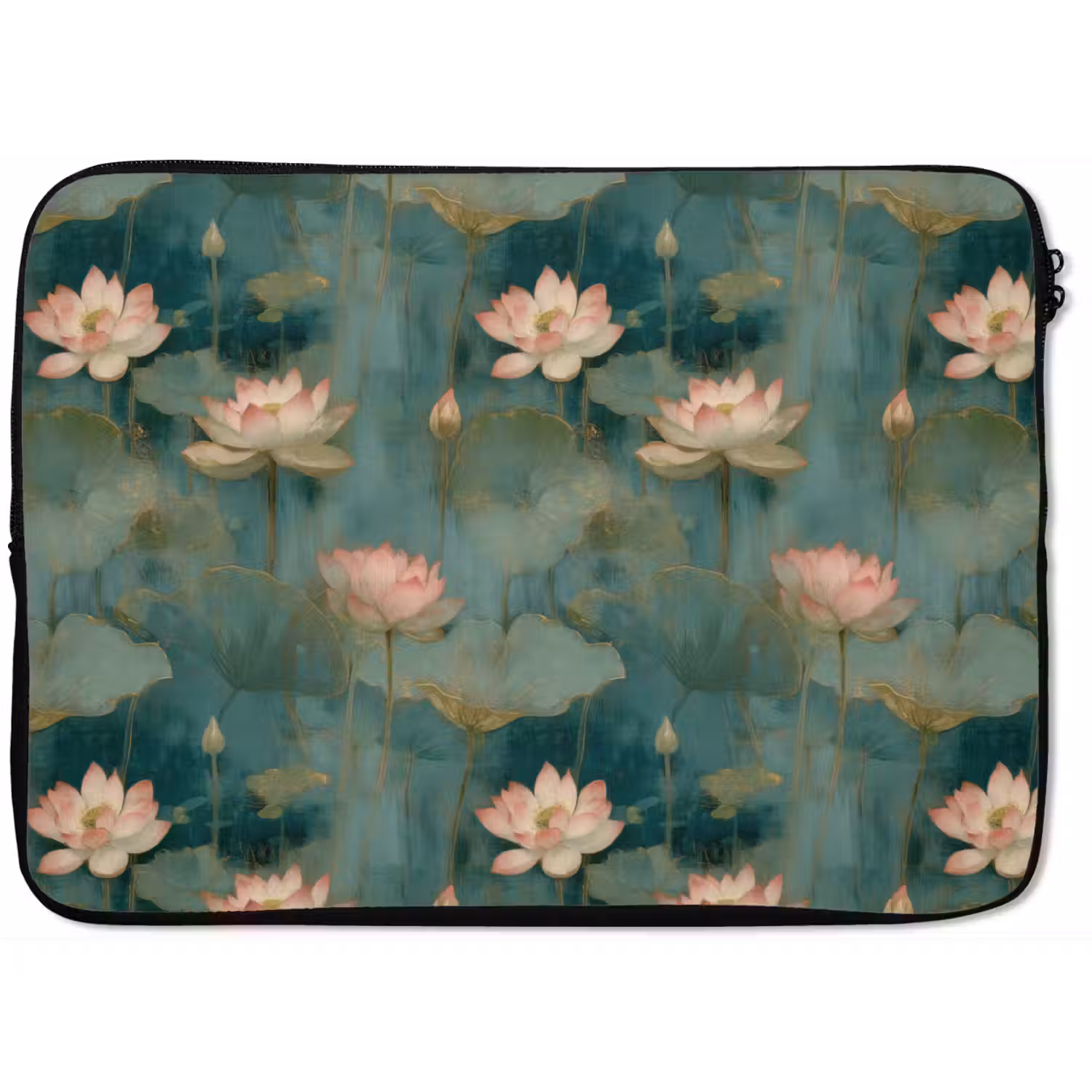 Botanisch - Bloemen - Roze laptophoes neopreen klein 279 -zkaufland3dotto