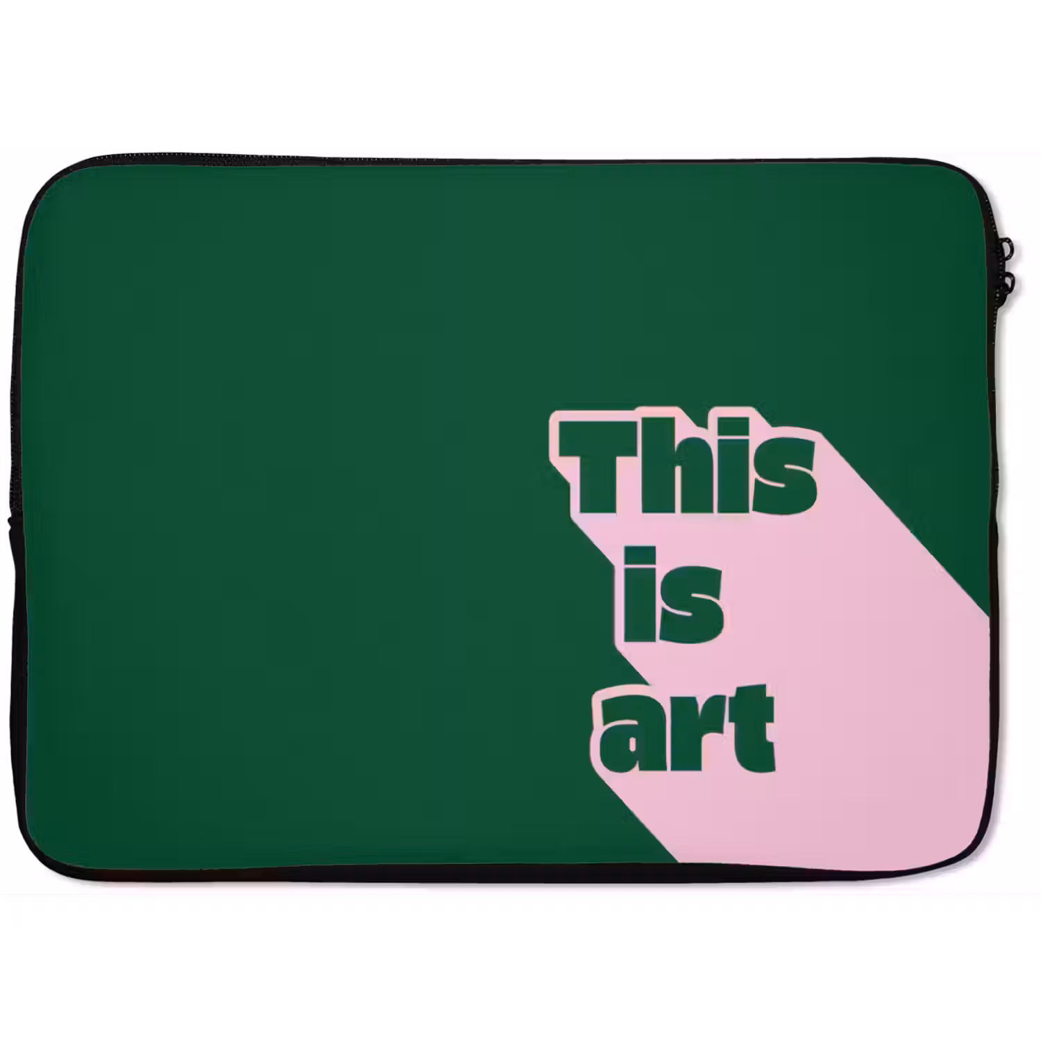 This is art - Schaduw - Roze laptophoes neopreen klein -zkaufland3dotto