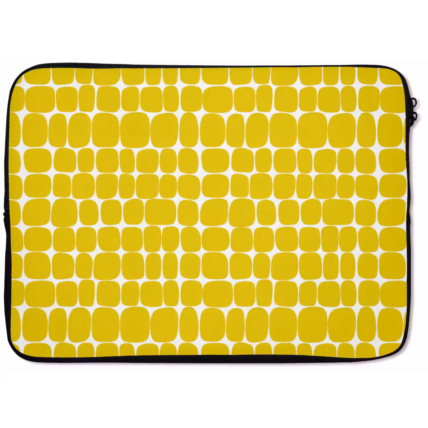 Stippen - Modern - Geel laptophoes neopreen klein 279 -zkaufland3dotto