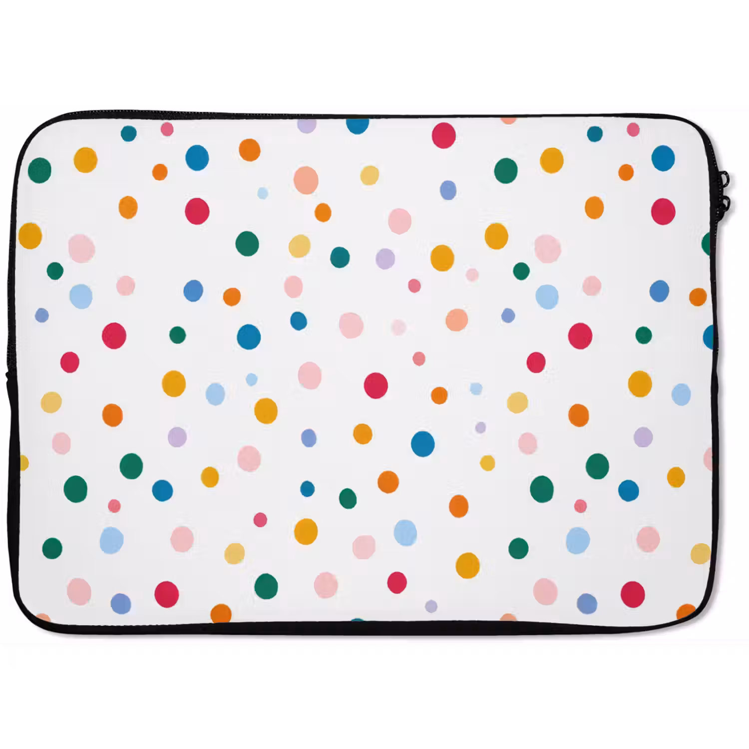 Stippen - Speels - Kleurrijk laptophoes neopreen klein 279 -zkaufland3dotto