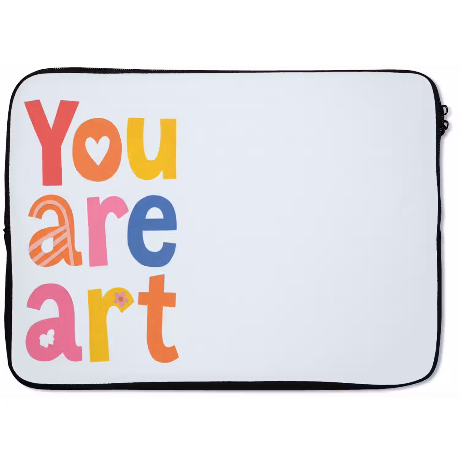 You are art - Kleurrijk - Grafisch laptophoes neopreen klein -zkaufland3dotto
