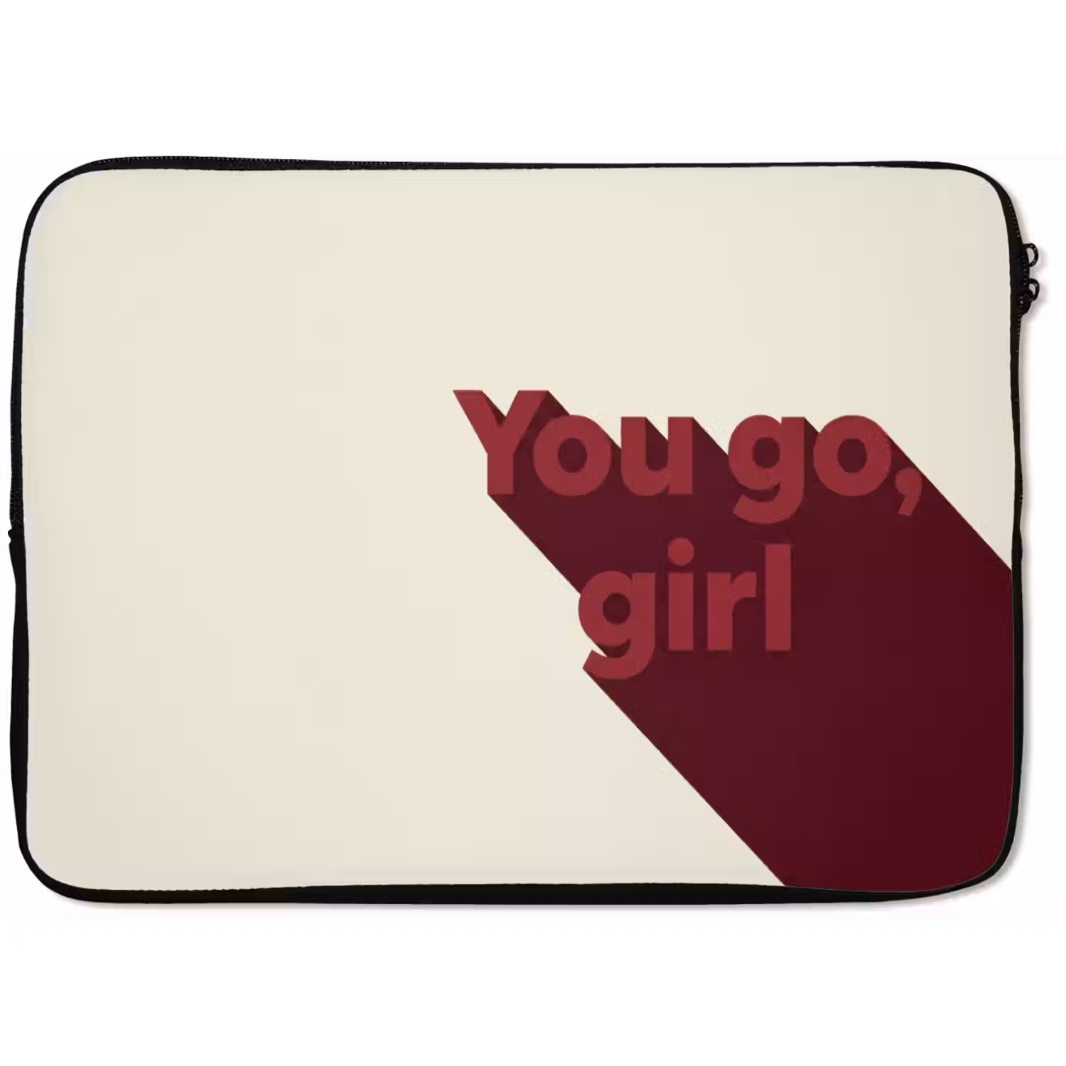 you go girl - 3D - Rood laptophoes neopreen klein -zkaufland3dotto