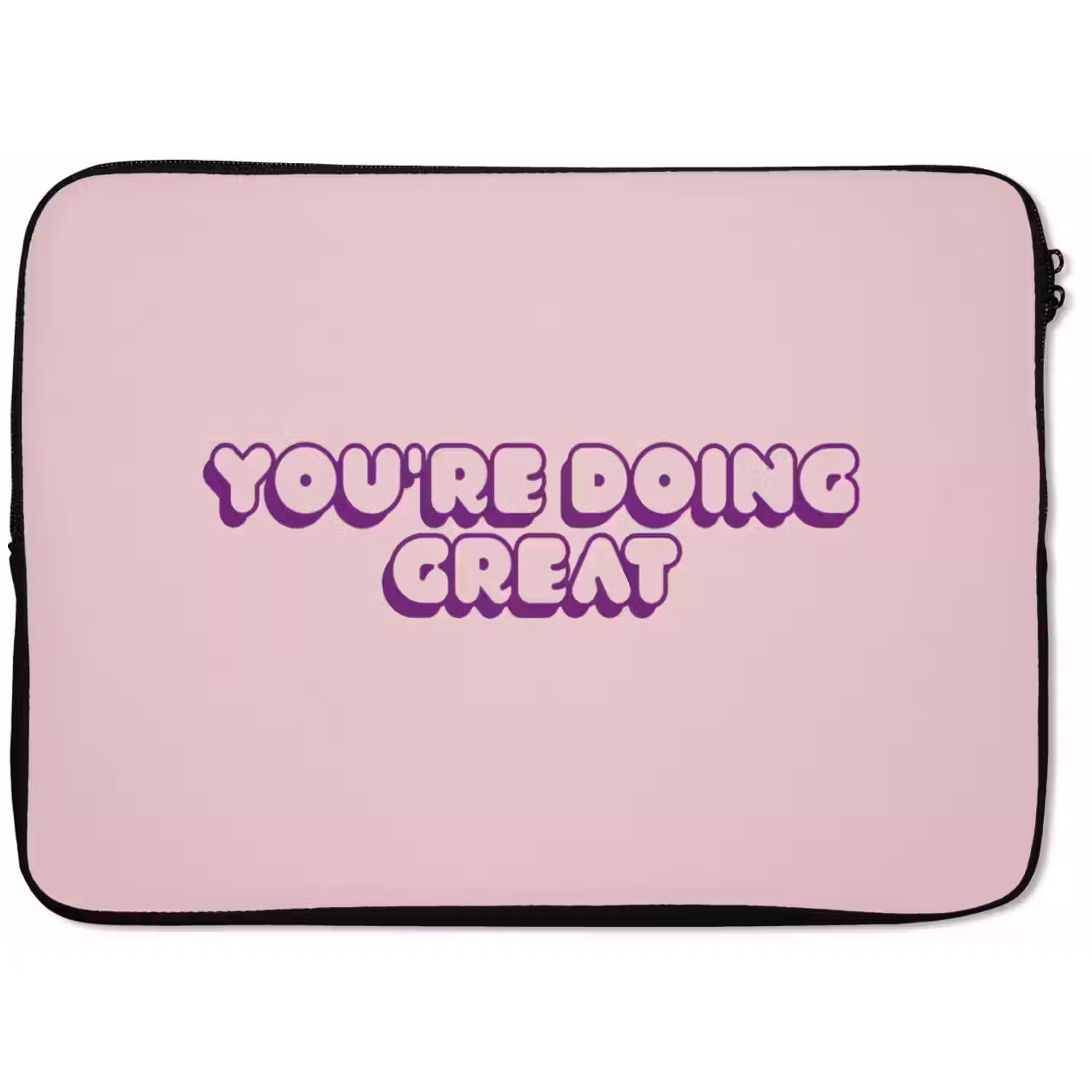 You're doing great - roze - 3D laptophoes neopreen klein -zkaufland3dotto