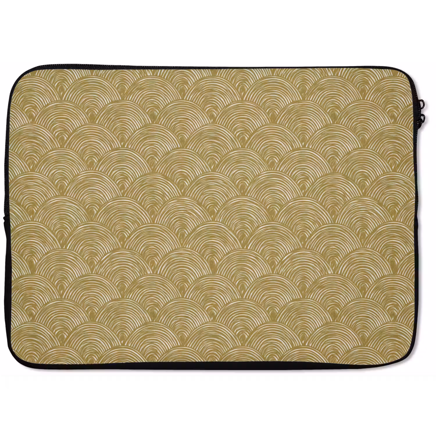 Waaier - Geometrisch - Groen laptophoes neopreen klein 279 -zkaufland3dotto