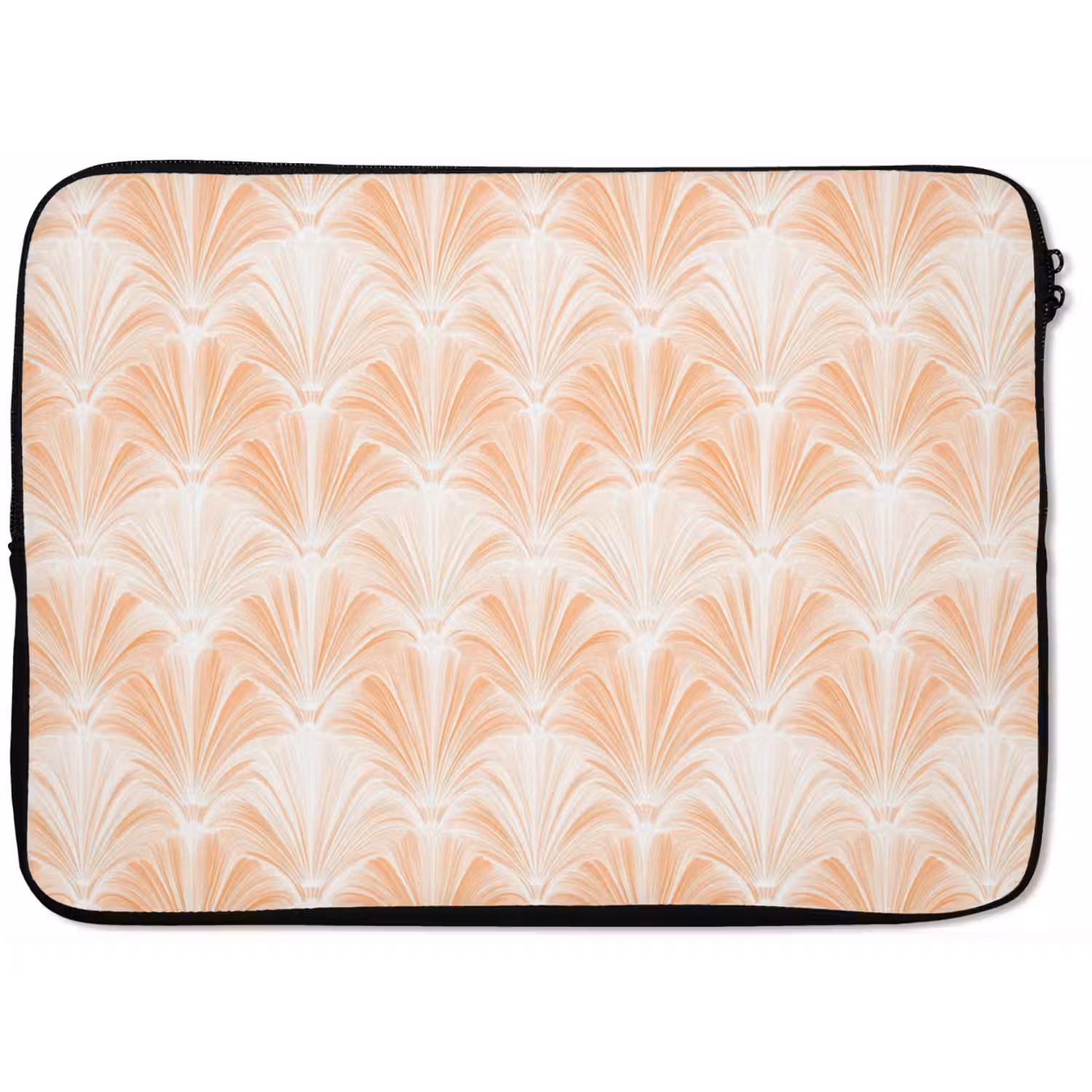 Waaier - Patroon - Perzik laptophoes neopreen klein 279 -zkaufland3dotto