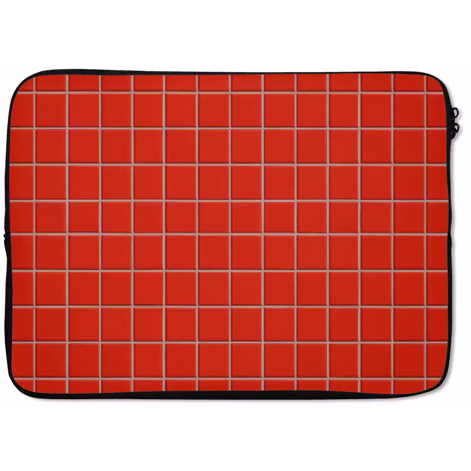 Tegel - Patroon - Kersen - Rood laptophoes neopreen klein 279 -zkaufland3dotto