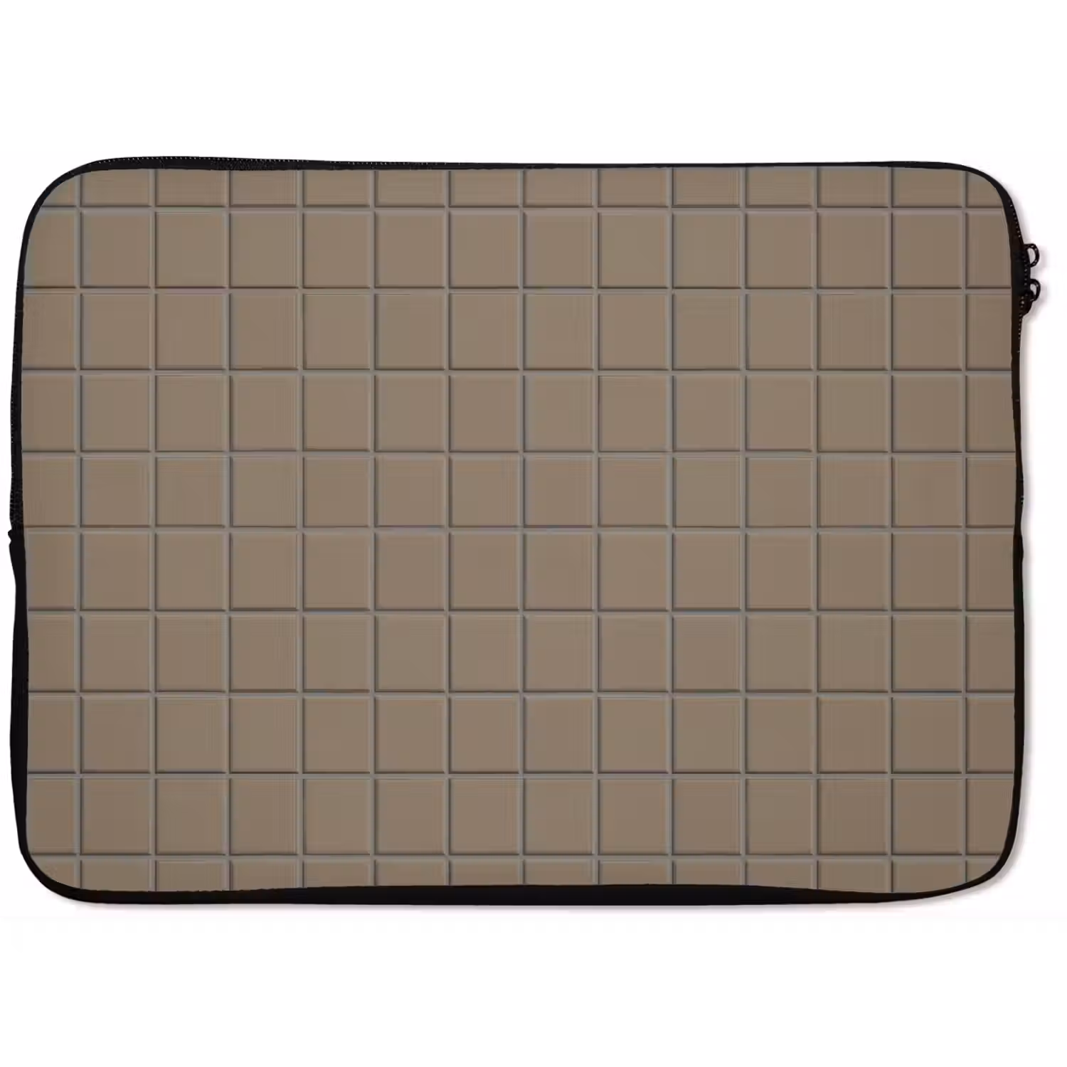 Tegel - Patroon - Taupe laptophoes neopreen klein 279 -zkaufland3dotto
