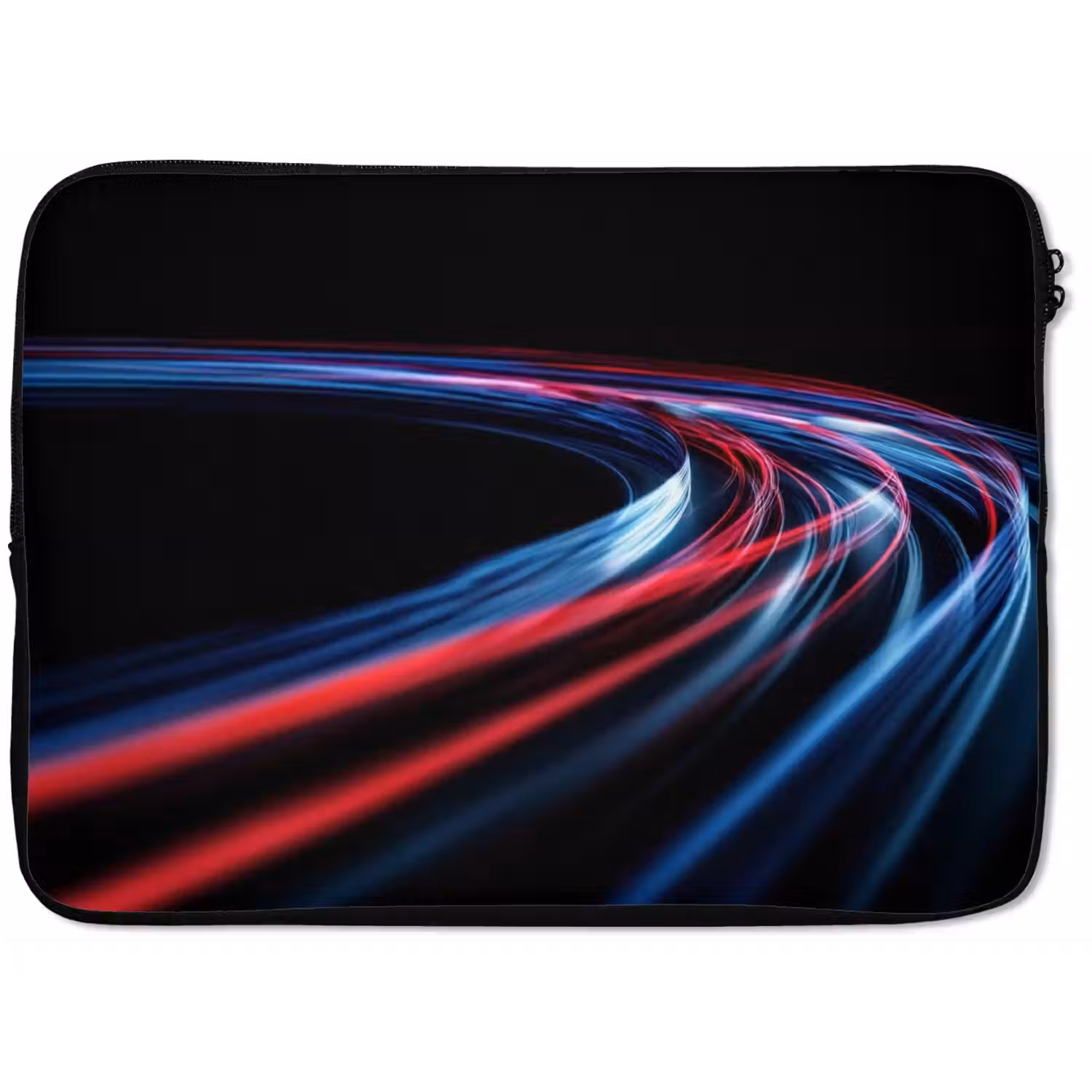 Gaming - Lichtbanen - Golvend - Rood laptophoes neopreen klein -zkaufland3dotto