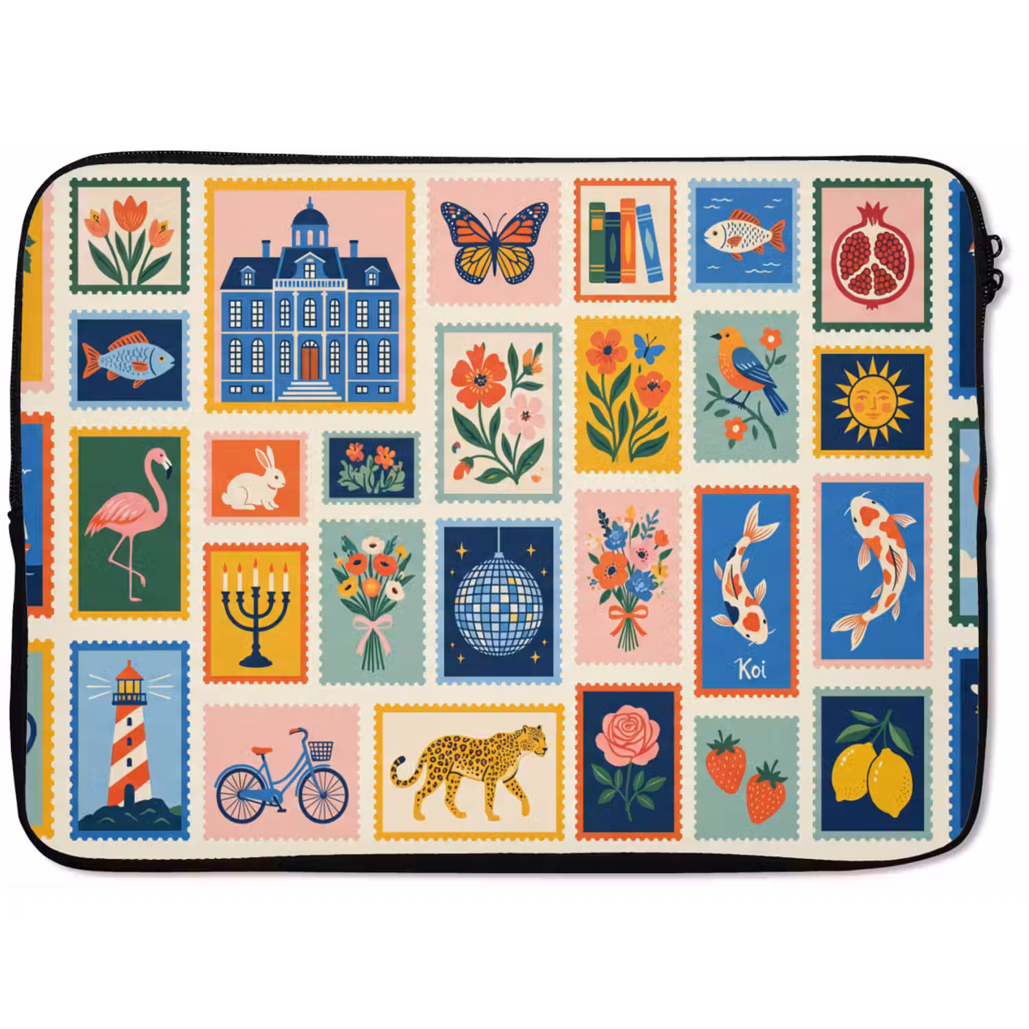 Gebouw - Koepel - Architectuur - Klassiek - Grijs laptophoes neopreen klein -zkaufland3dotto