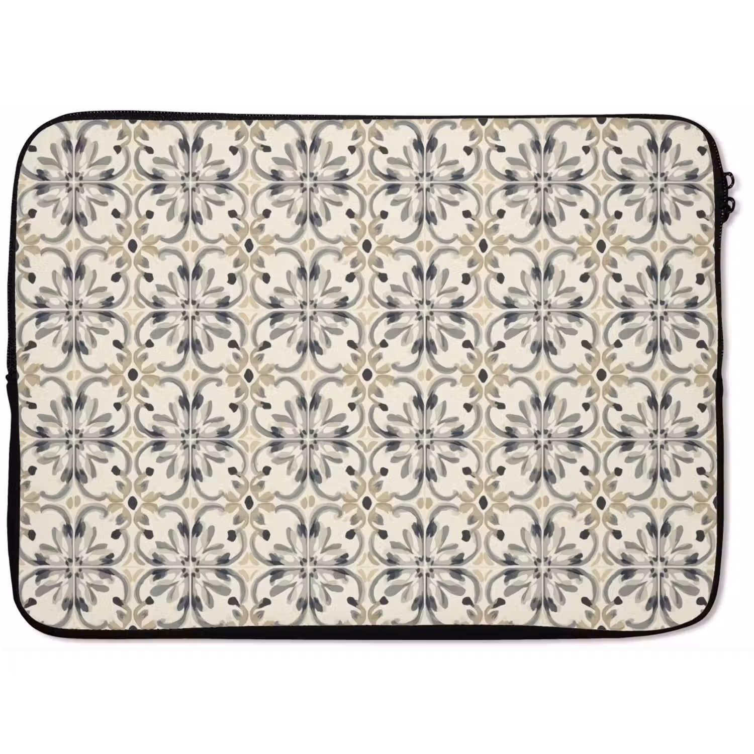 Floraal - Patroon - Kleurrijk laptophoes neopreen klein 279 -zkaufland3dotto