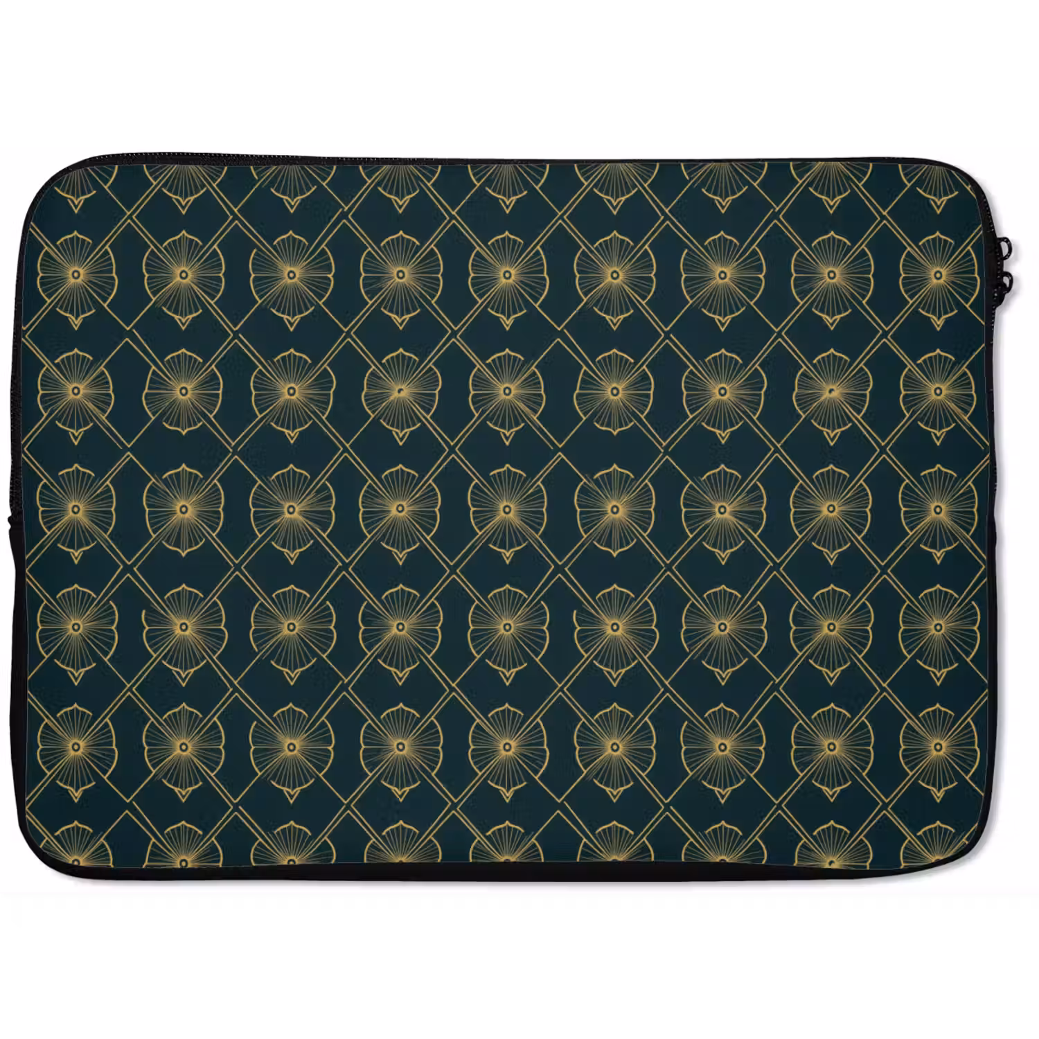 Geometrisch - Elegant - Groen laptophoes neopreen klein 279 -zkaufland3dotto