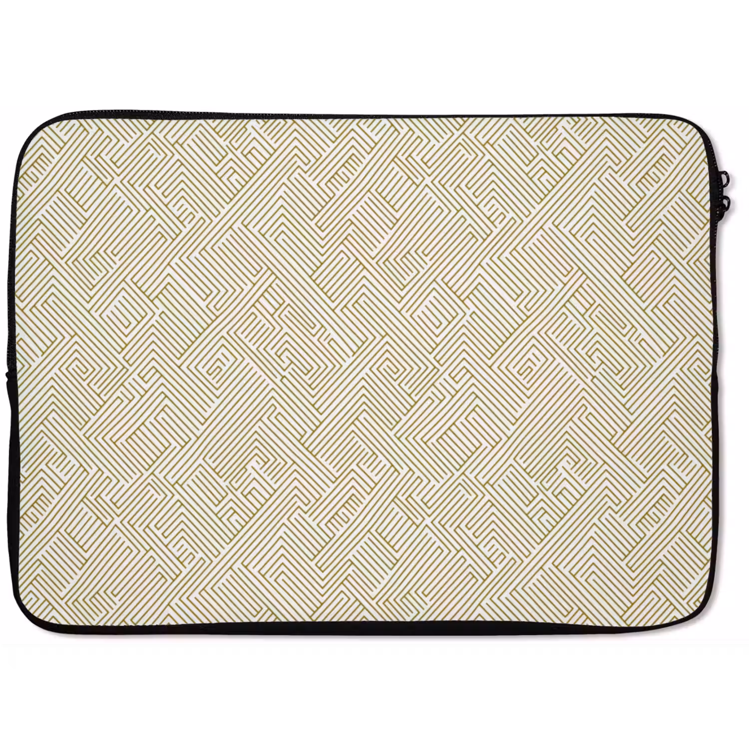 Geometrisch - Lijnen - Groen laptophoes neopreen klein 279 -zkaufland3dotto