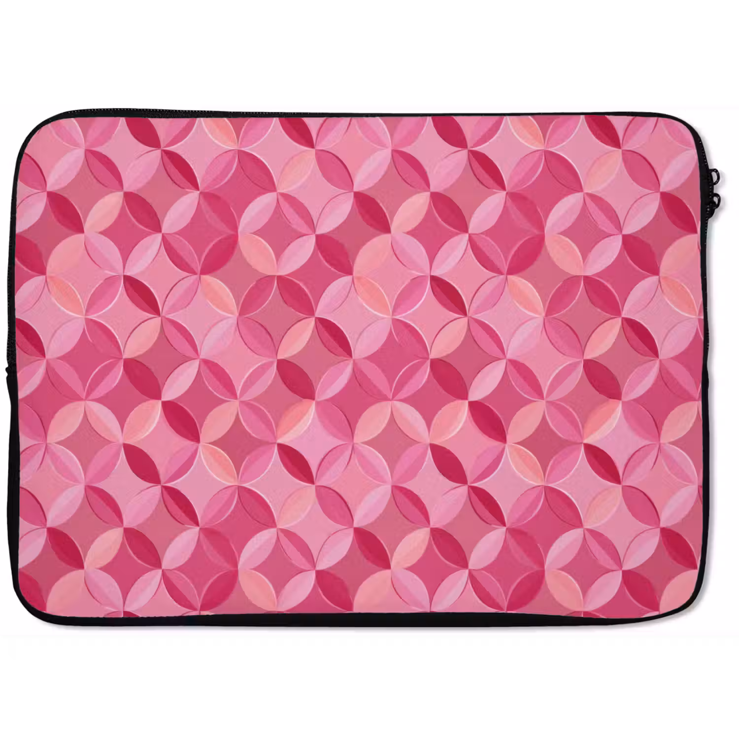 Geometrisch - Mozaïek - Modern - Roze laptophoes neopreen klein 279 -zkaufland3dotto