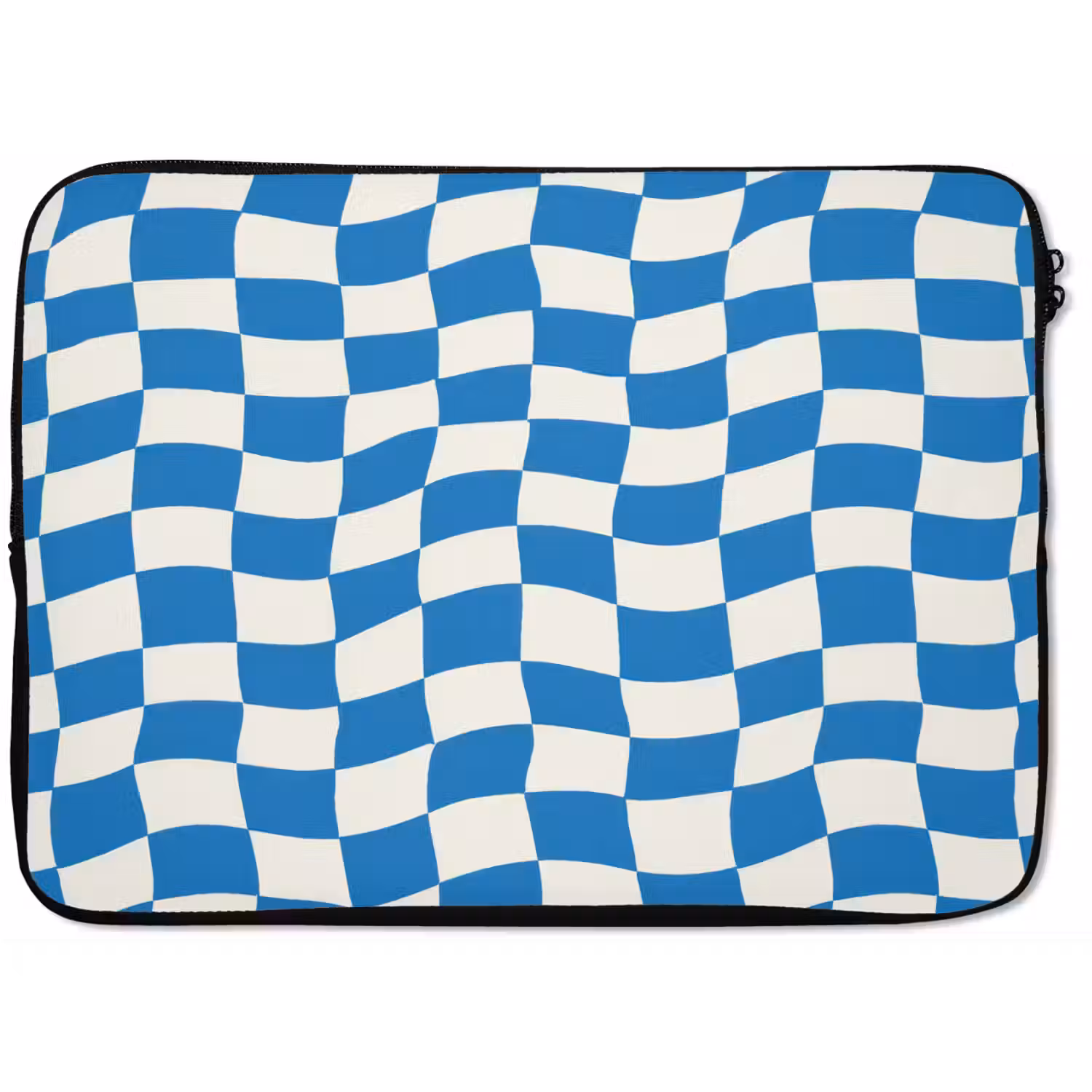 Golvend - Patroon - Blauw laptophoes neopreen klein 279 -zkaufland3dotto