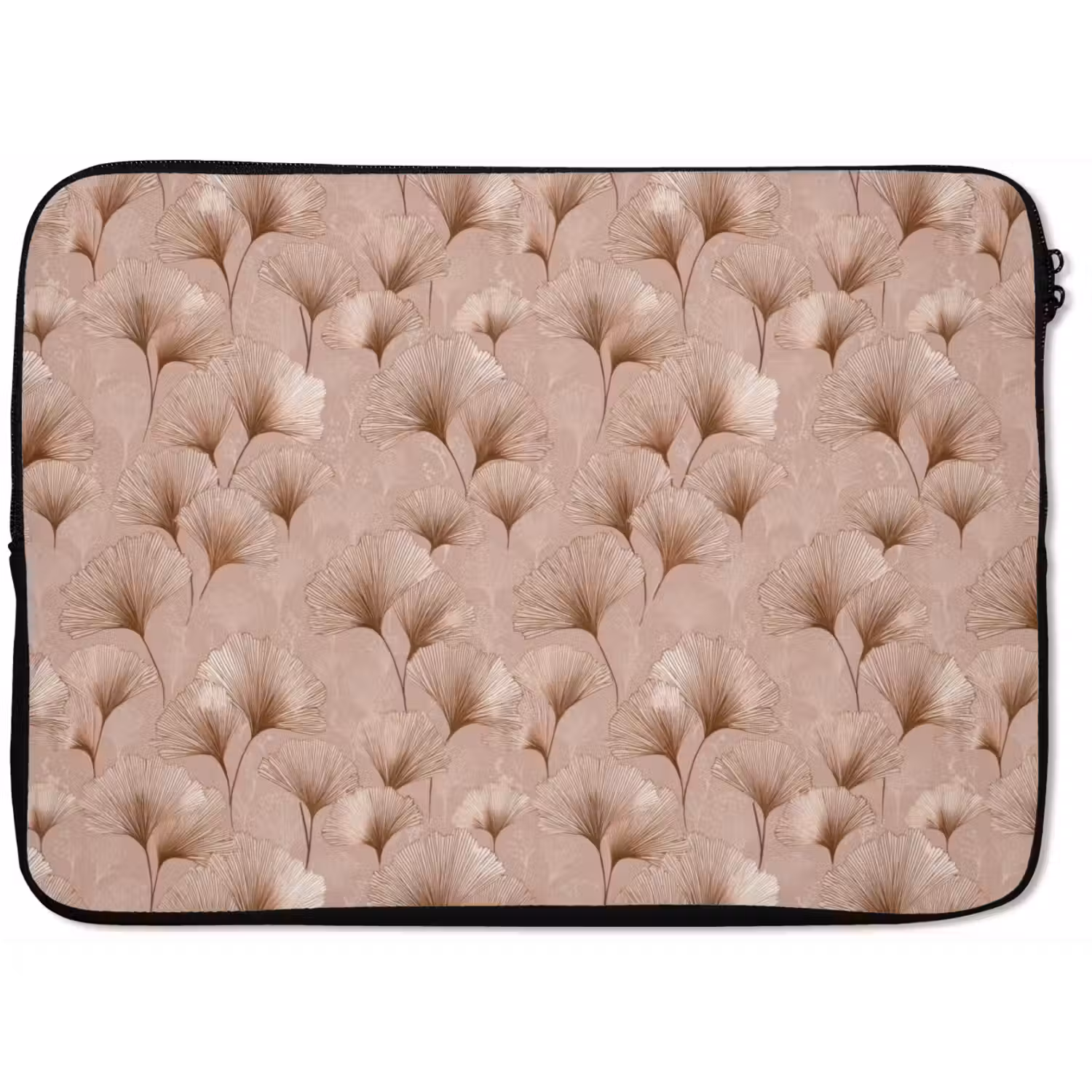 Ginkgo - Patroon - Roze laptophoes neopreen klein 279 -zkaufland3dotto