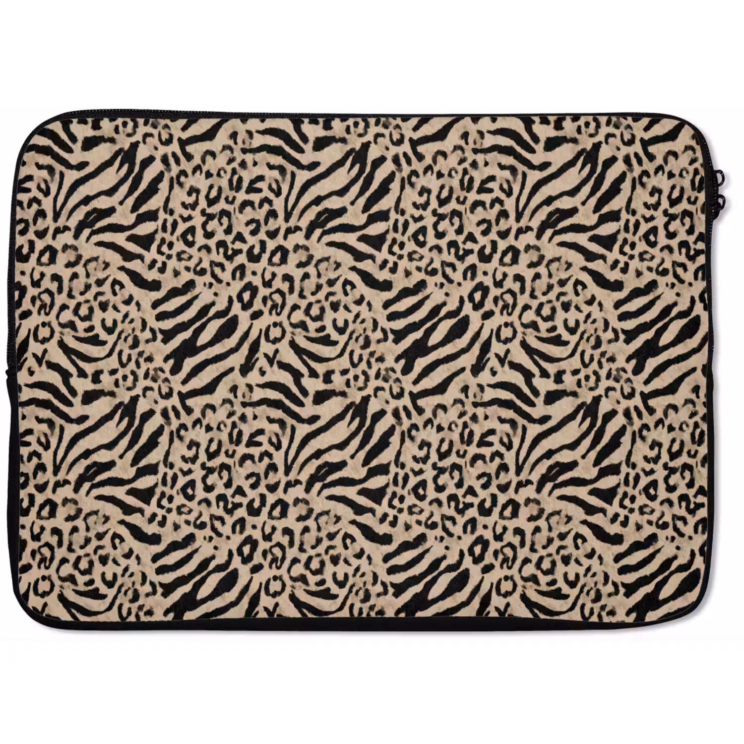 Giraf - Zebra - Motief - Bruin laptophoes neopreen klein 279 -zkaufland3dotto