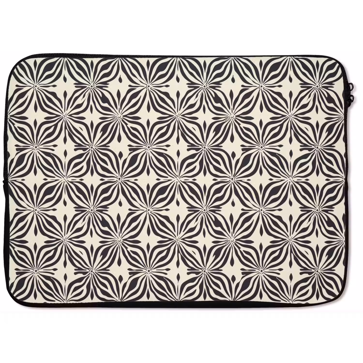 Grafisch - Patroon - Zwart laptophoes neopreen klein 279 -zkaufland3dotto