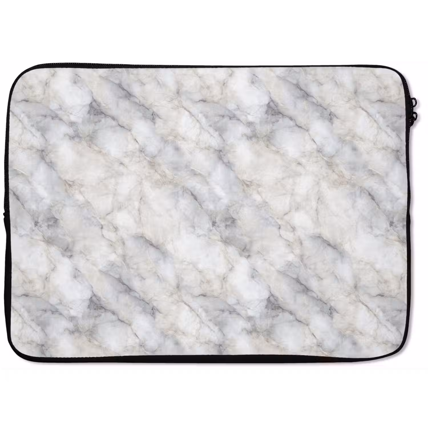 Grijs - Marmer - Gedetailleerd laptophoes neopreen klein 279 -zkaufland3dotto