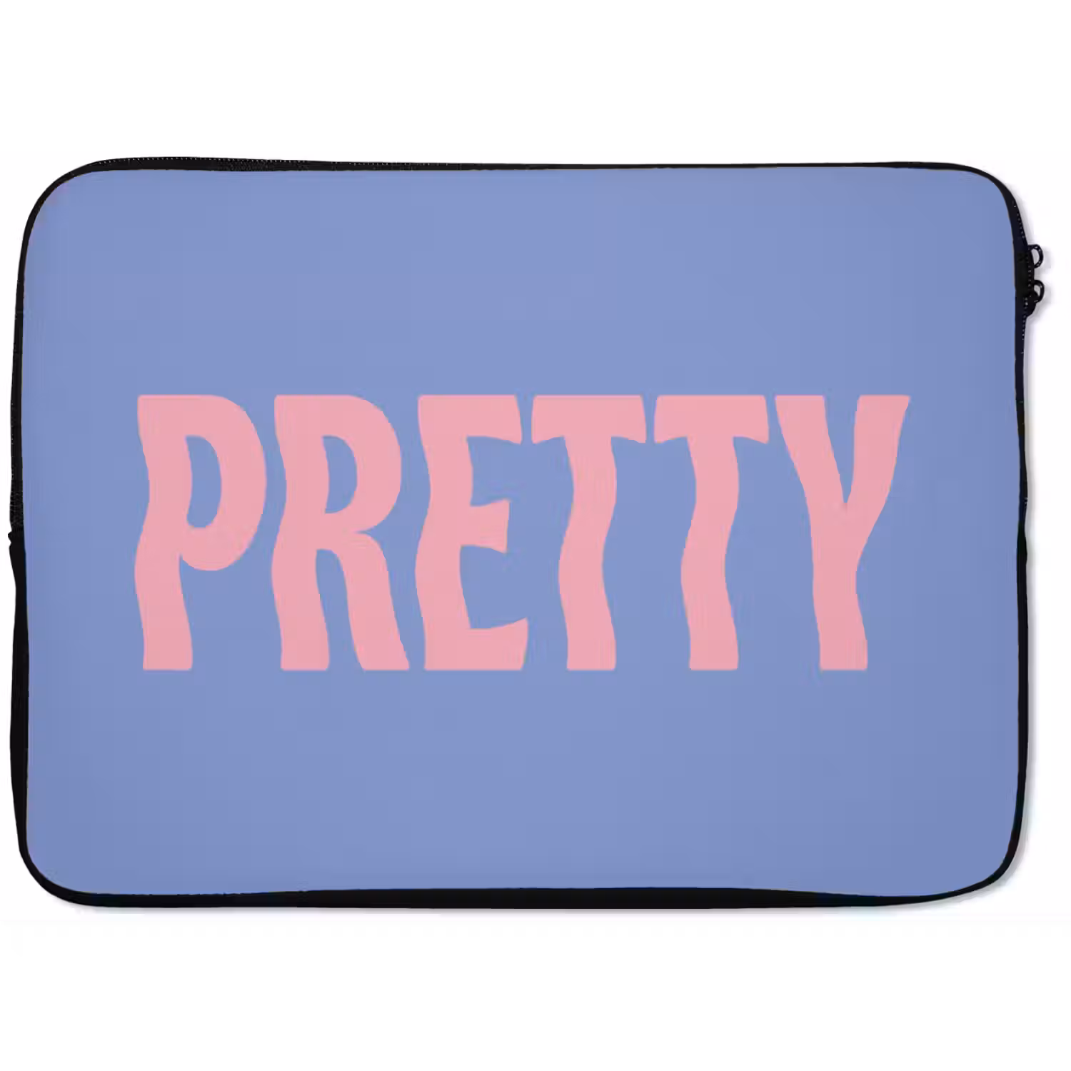 Pretty - Roze - Blauw - Golvend laptophoes neopreen klein -zkaufland3dotto