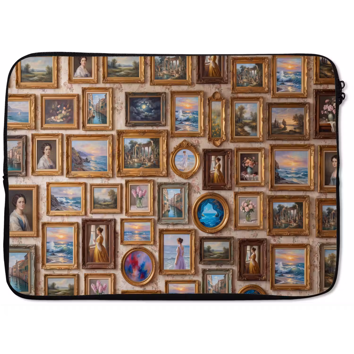Interieur - Kunst - Collectie - Klassiek - Goud laptophoes neopreen klein -zkaufland3dotto