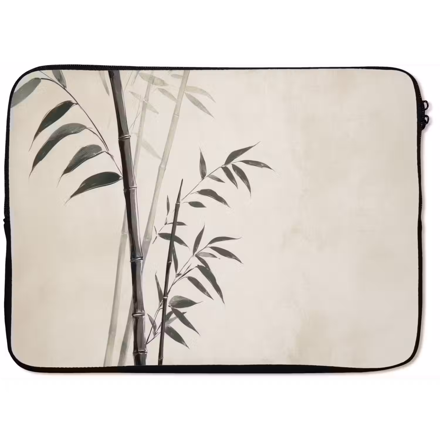 Japandi - Bamboe - Beige laptophoes neopreen klein -zkaufland3dotto