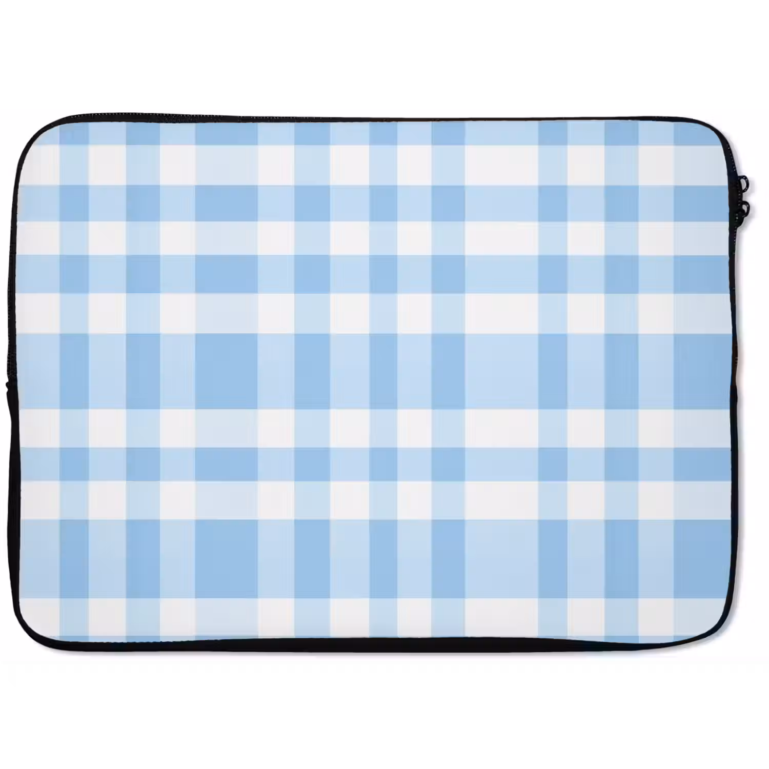 Ruit - Patroon - Blauw laptophoes neopreen klein 279 -zkaufland3dotto