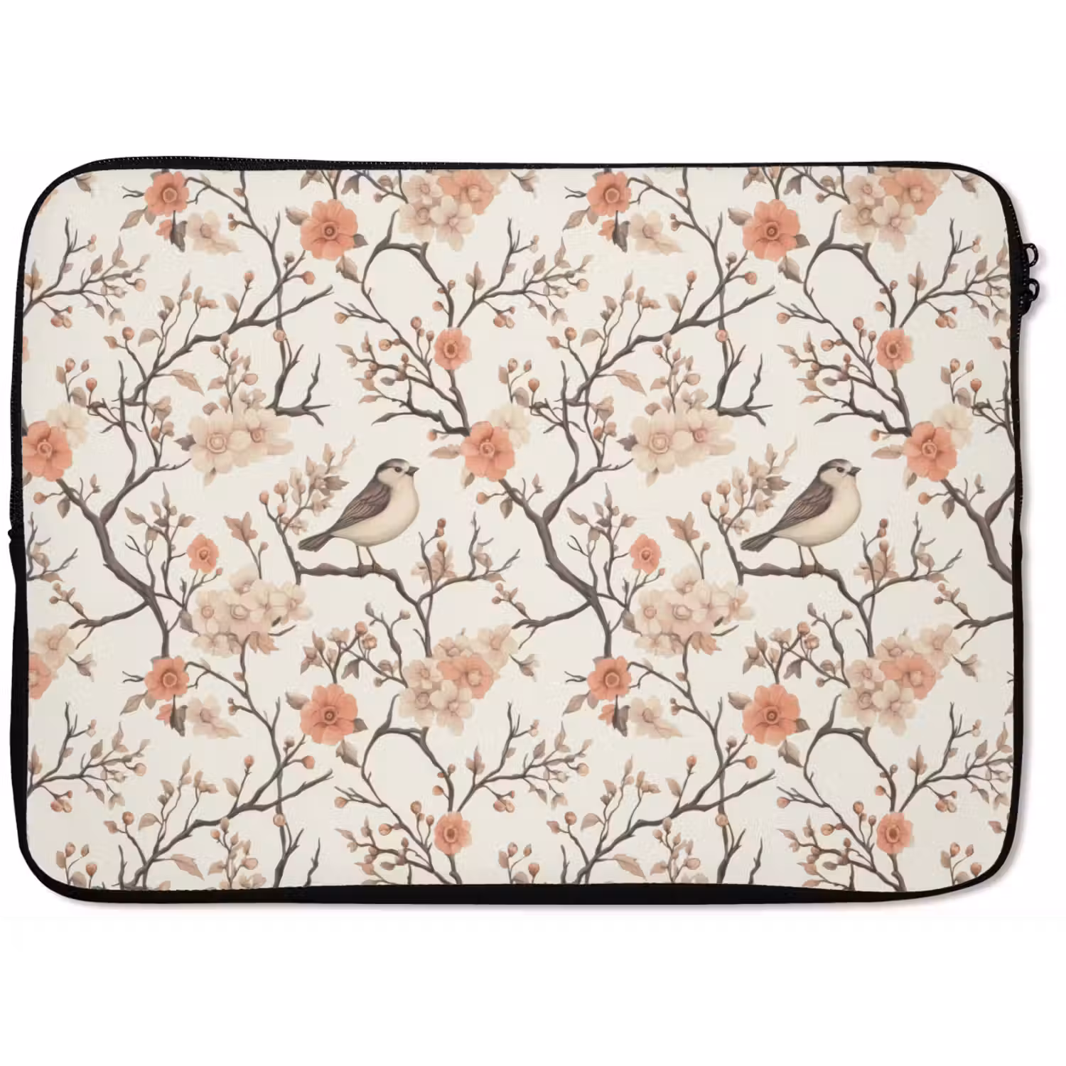 Kersenbloesem - Mus - Roze laptophoes neopreen klein 279 -zkaufland3dotto