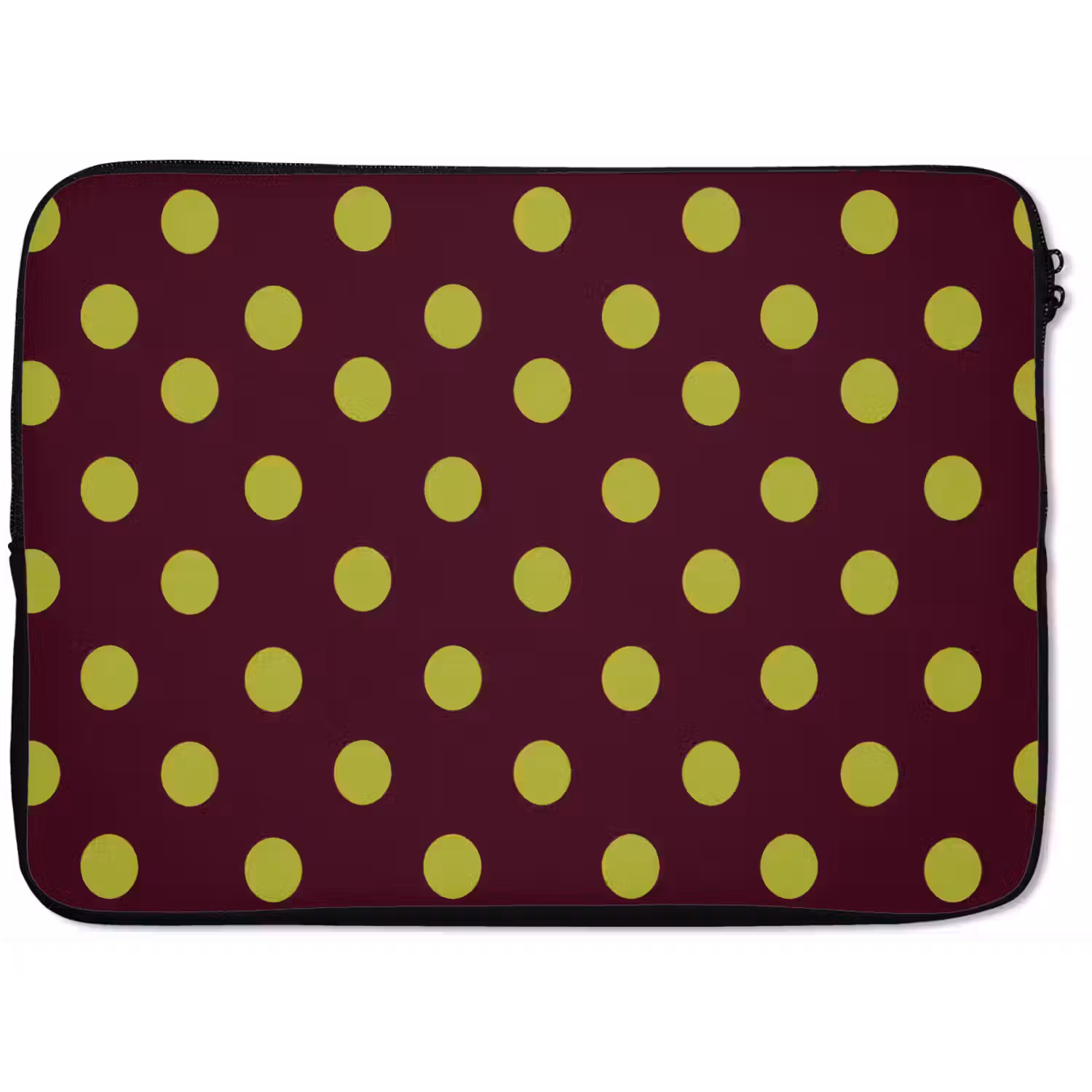 Klassiek - Stippen - Groen laptophoes neopreen klein 279 -zkaufland3dotto