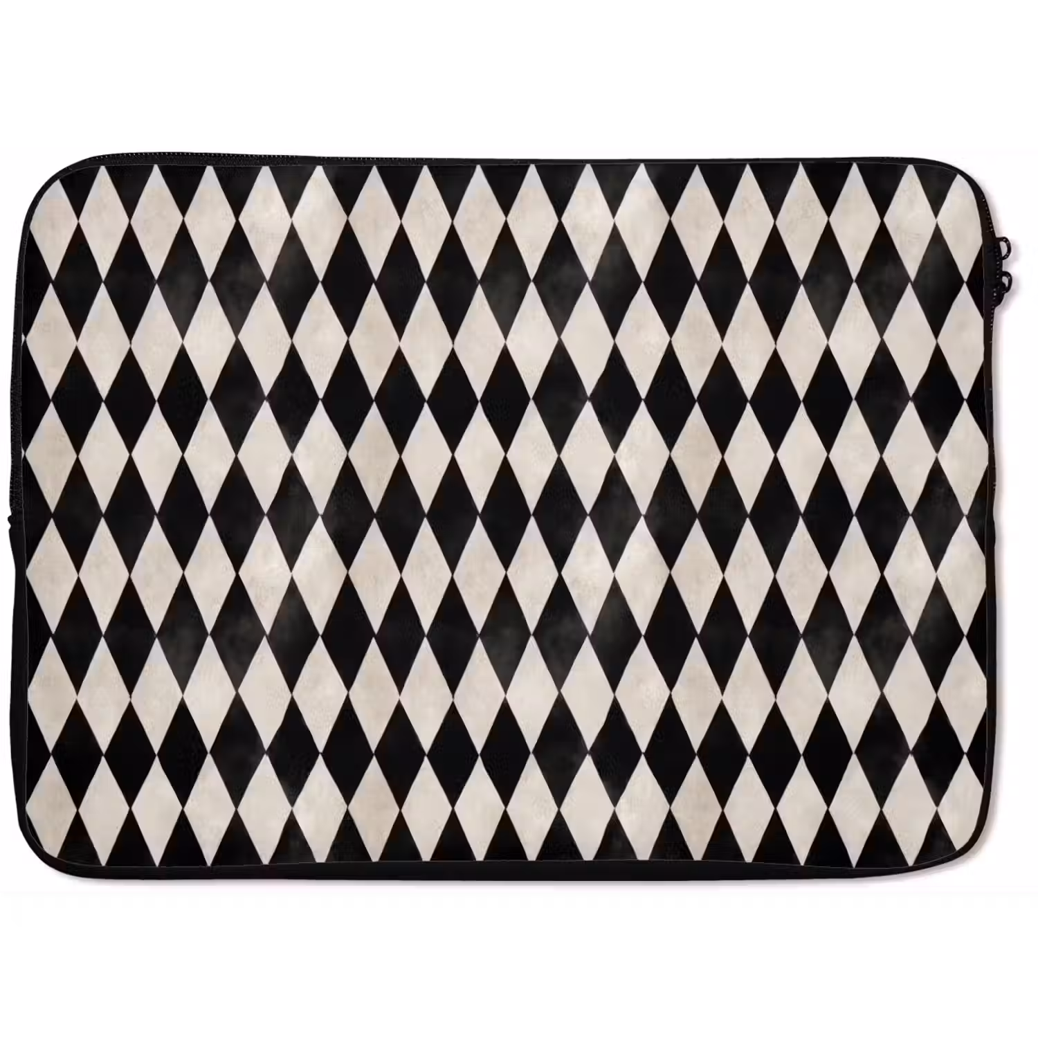 Klassiek - Patroon - Zwart laptophoes neopreen klein 279 -zkaufland3dotto