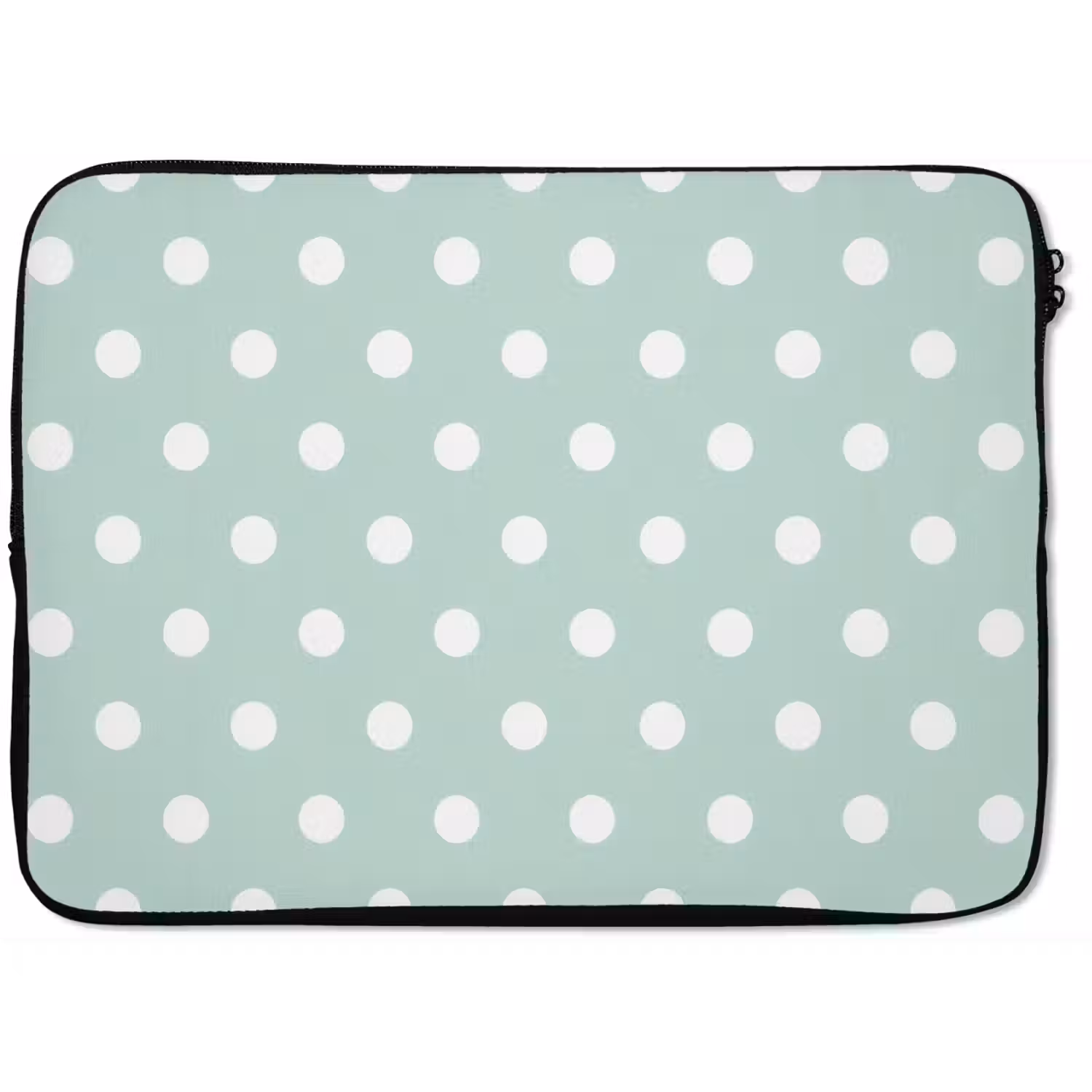Klassiek - Polka - Groen laptophoes neopreen klein 279 -zkaufland3dotto