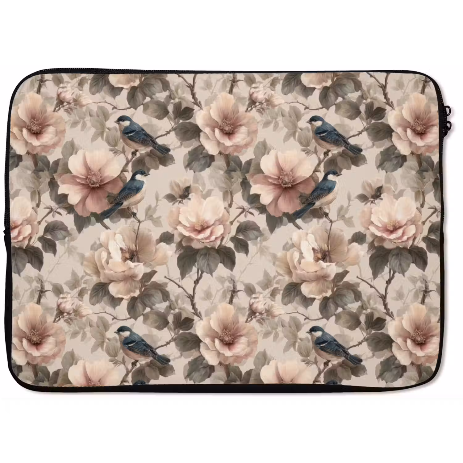 Klassiek - Vogels - Kleurrijk laptophoes neopreen klein 279 -zkaufland3dotto