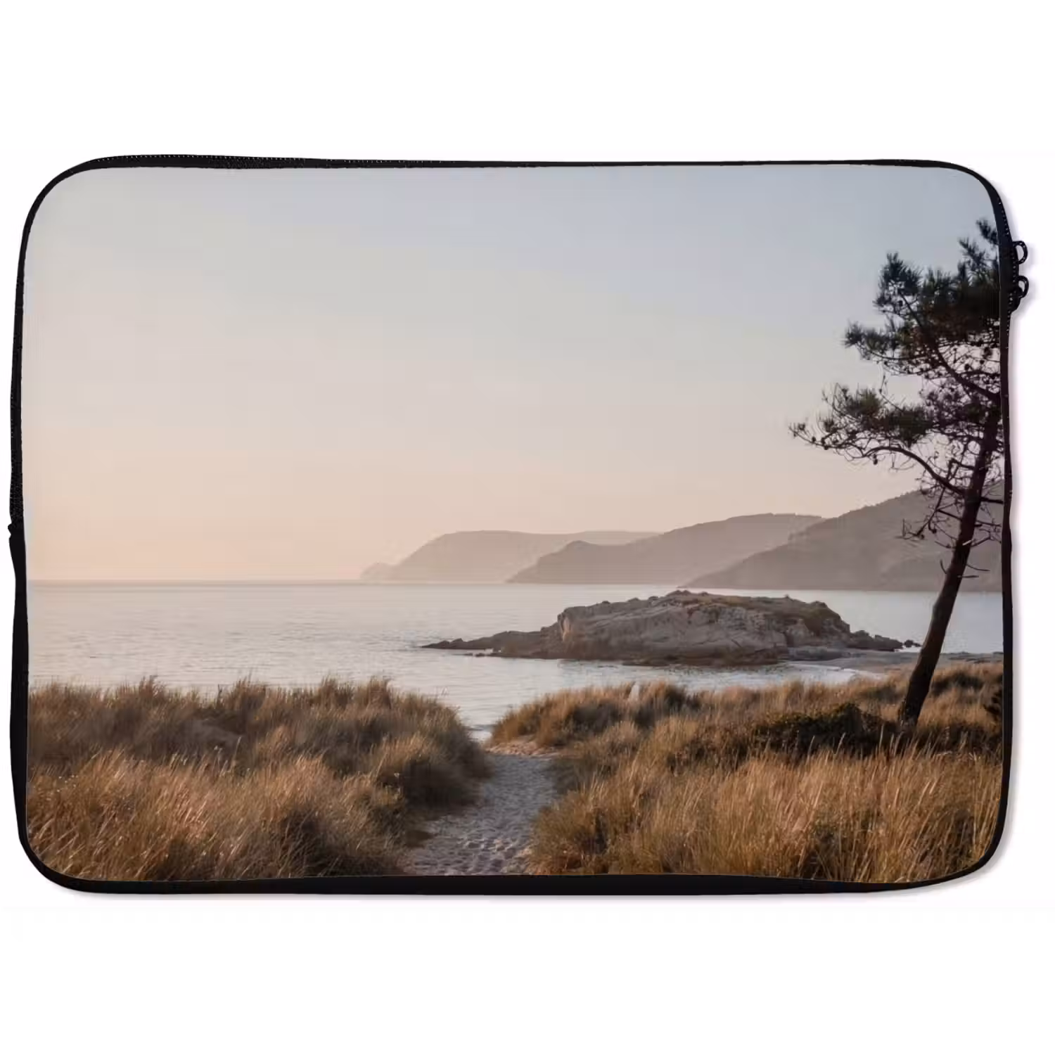 Landschap - Kust - Duinen laptophoes neopreen klein -zkaufland3dotto