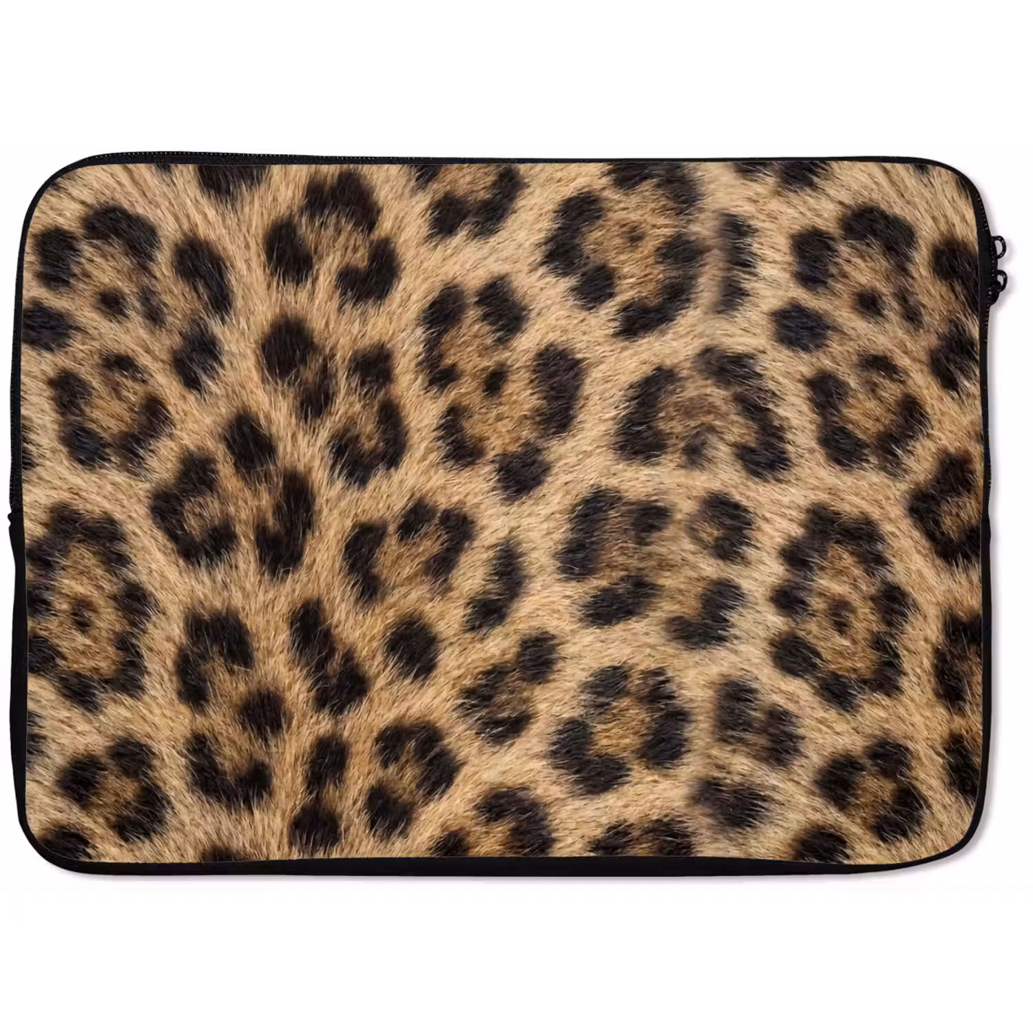 Luipaard - Vacht - Klassiek - Bruin laptophoes neopreen klein -zkaufland3dotto